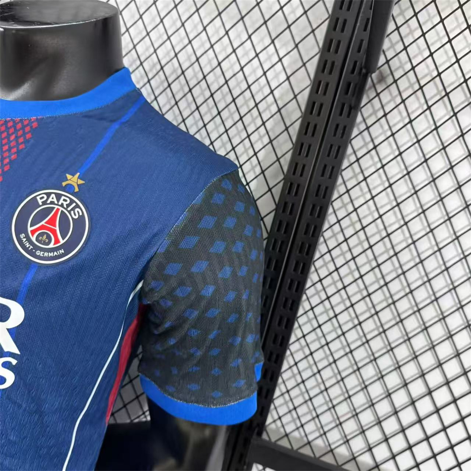 AlphaJersey-Paris Saint-Germain PSG 25-26 Champion Blue Special Edition Jersey With Star - Player Version