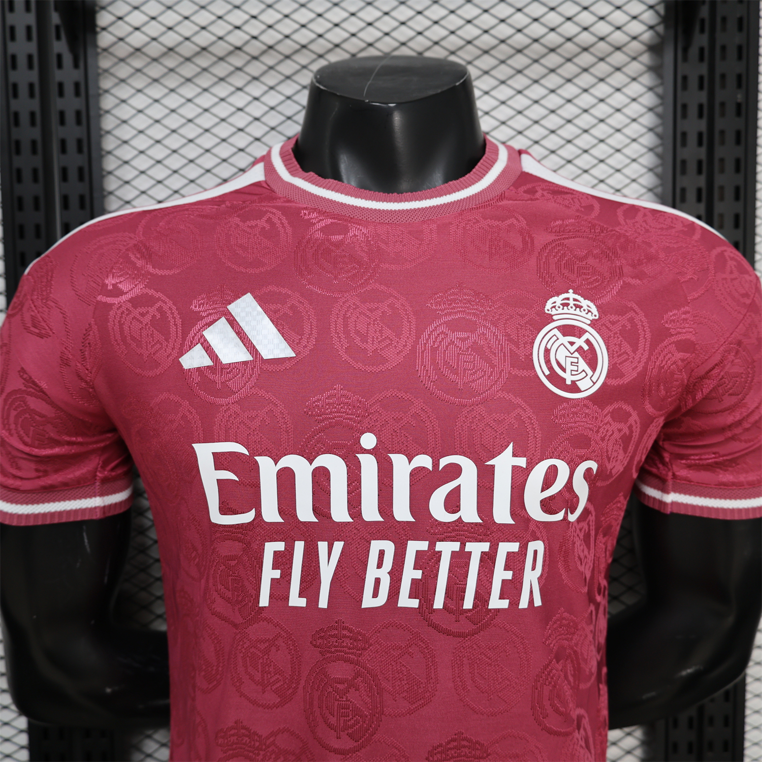 AlphaJersey-Real Madrid 25-26 Wine Red Special Jersey - Player Version