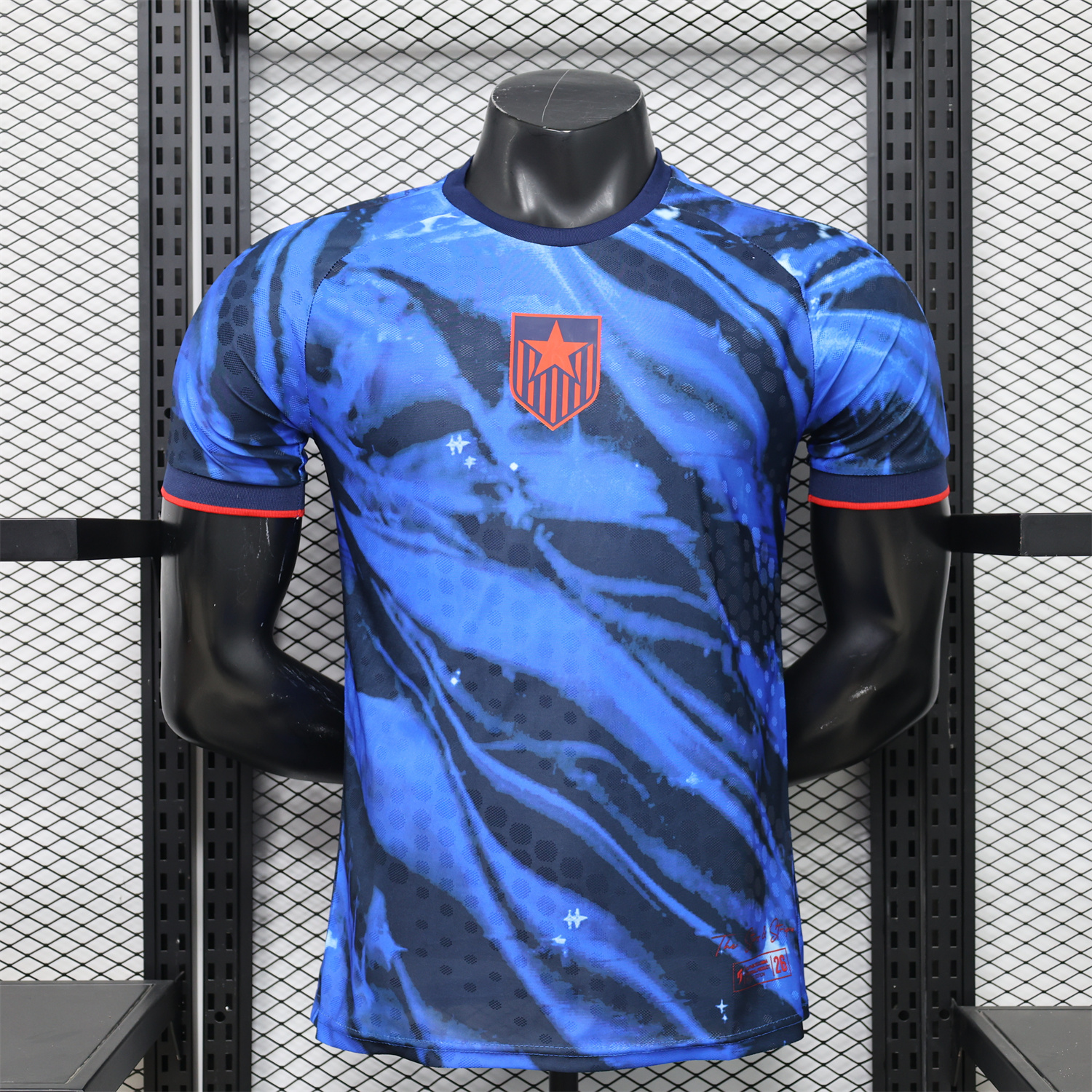 AlphaJersey-United States USA 2026 Star And Stripe Blue Special Jersey - Player Version