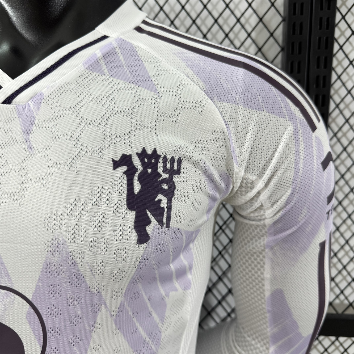 AlphaJersey-Manchester United 25-26 Away Long Sleeves Jersey - Player Version