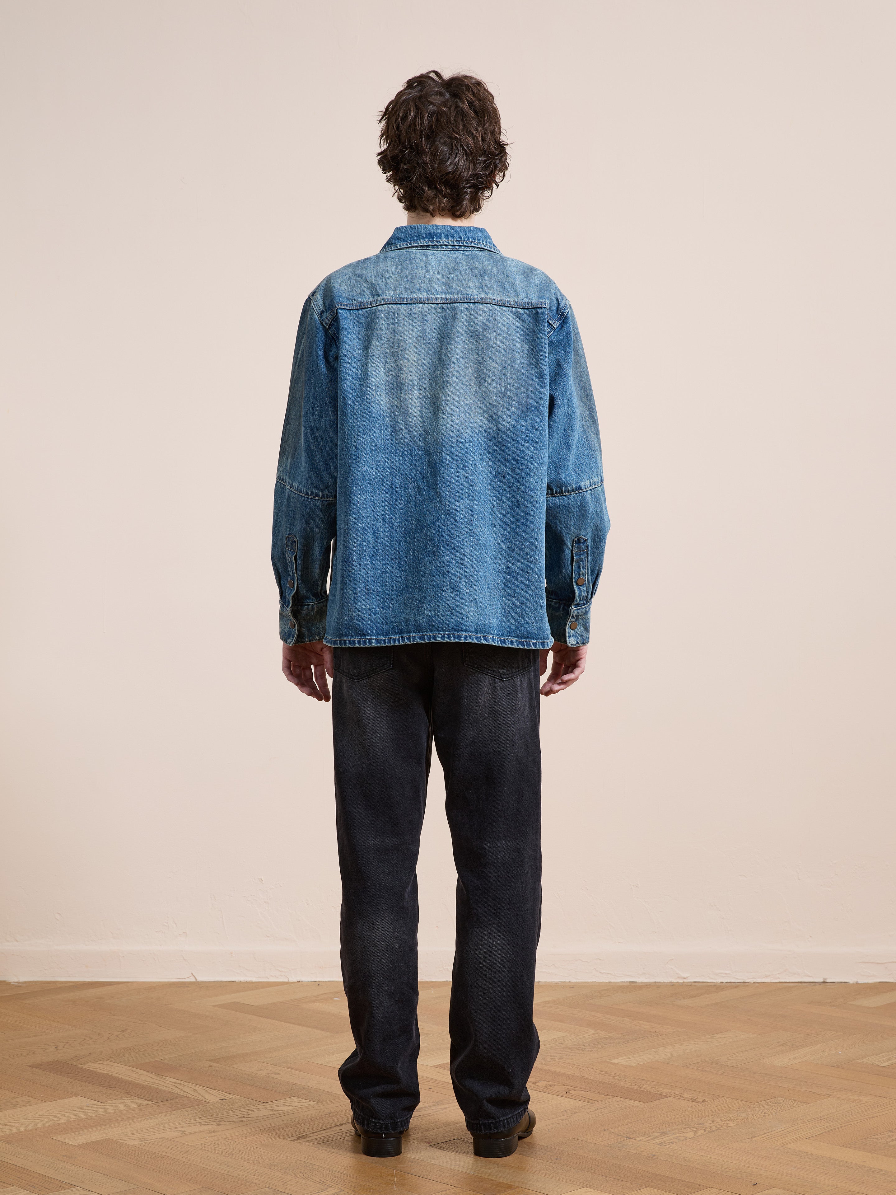 Western Denim Painter Shirt | Modern Menswear by yycbvcnbmmnbm