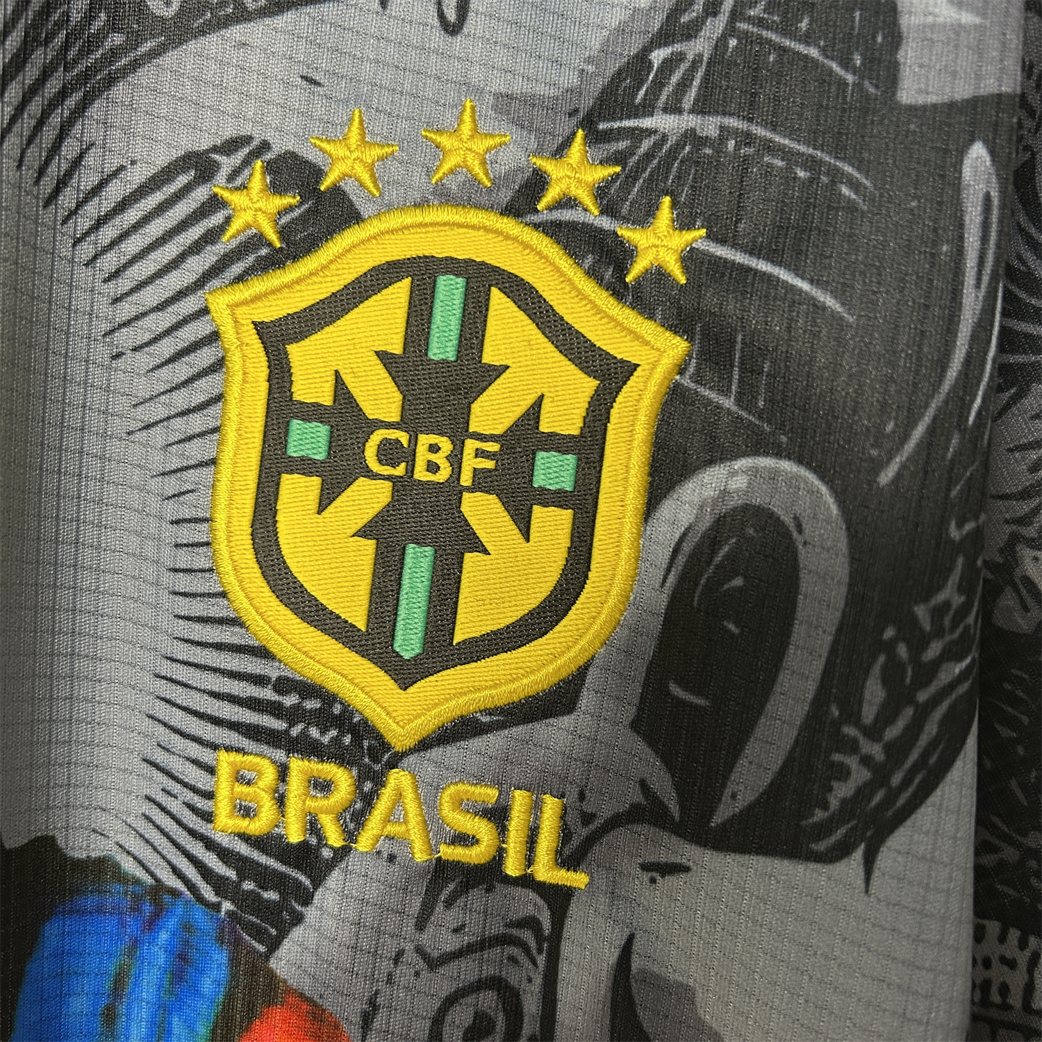 AlphaJersey-Brazil 25-26 Colorful Jesus Statue Special Jersey - Fans Version