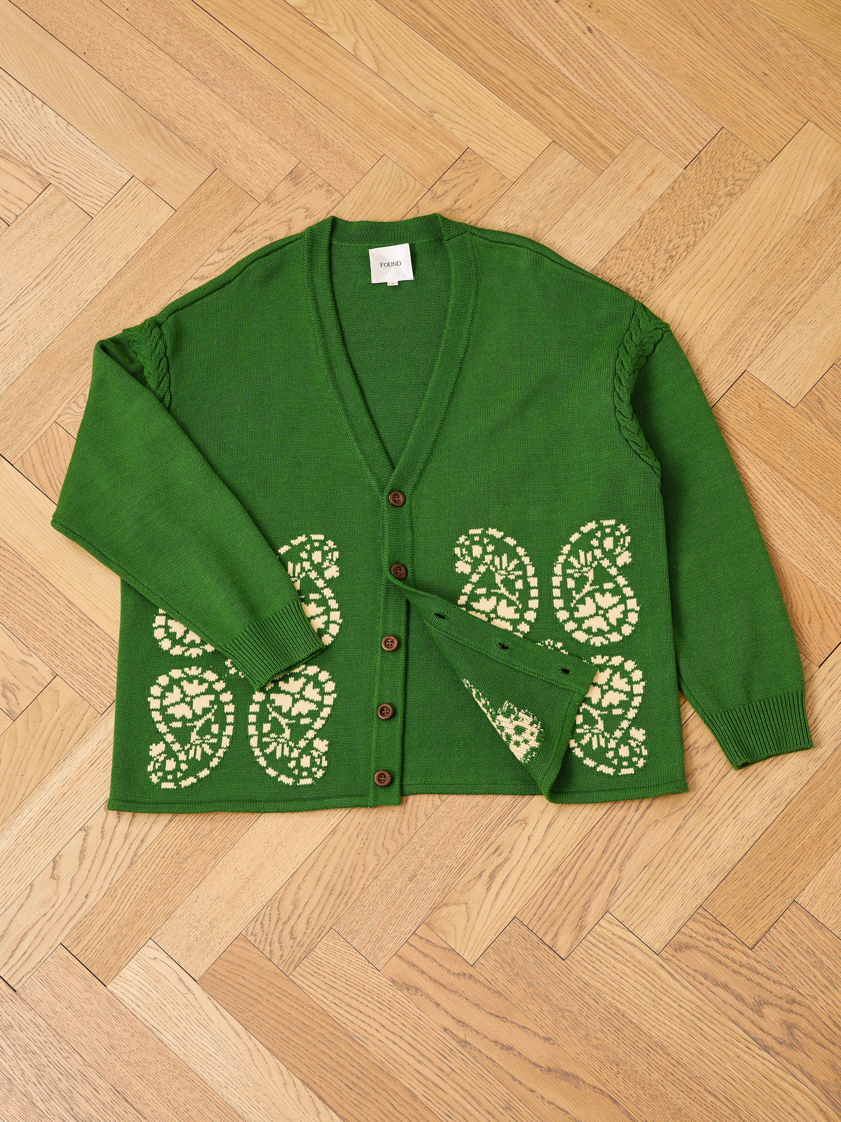 Paisley Knit Cardigan | Modern Menswear by yycbvcnbmmnbm
