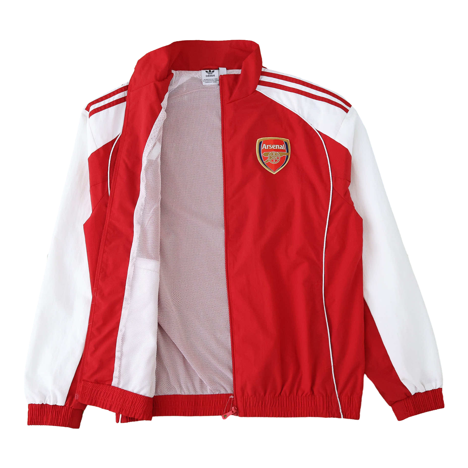 AlphaJersey-Arsenal 25-26 Throwback Windbreaker Jacket - Red