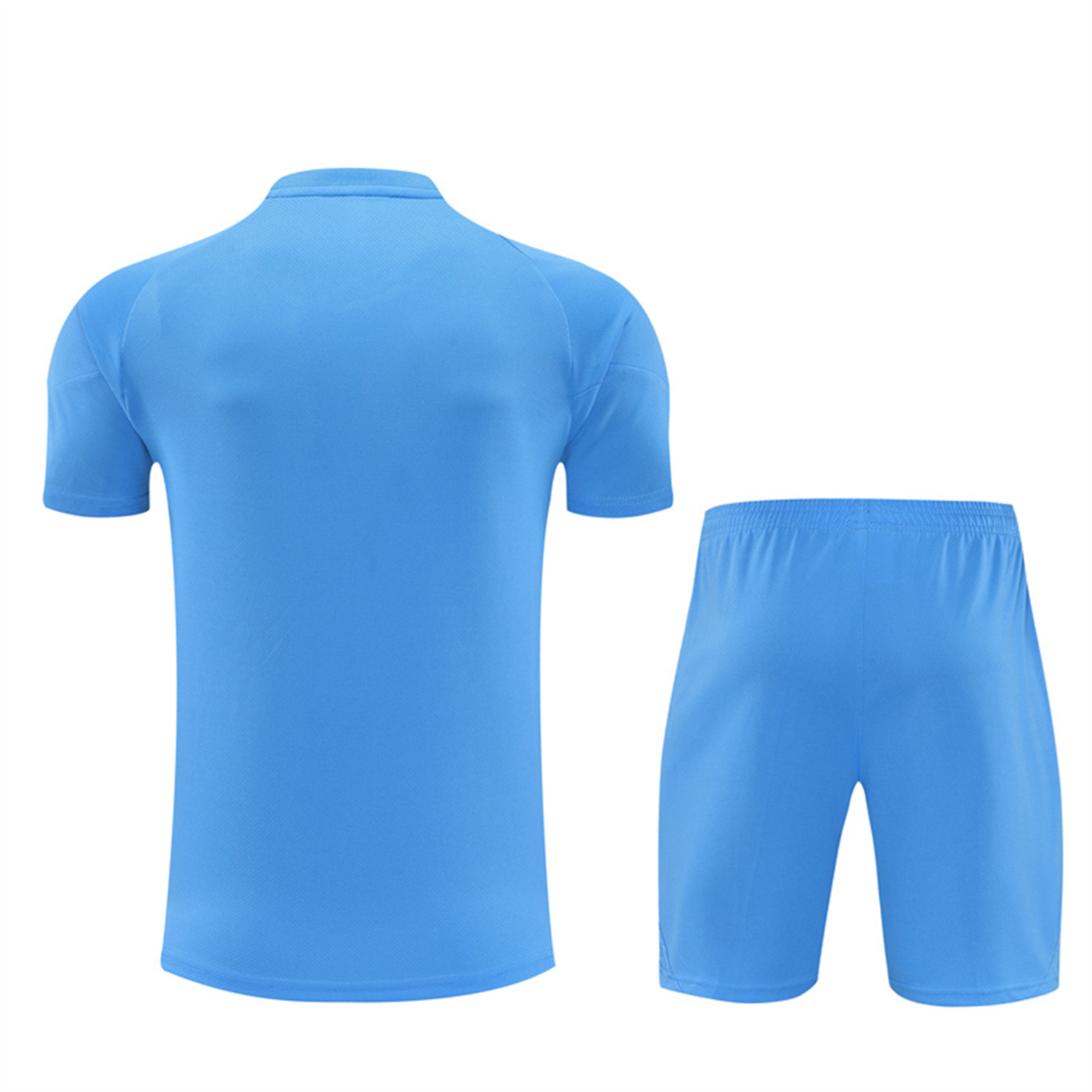 AlphaJersey-Real Madrid 25-26 Kids Short-Sleeve Training Set - Sky Blue Top and Sky Blue Shorts