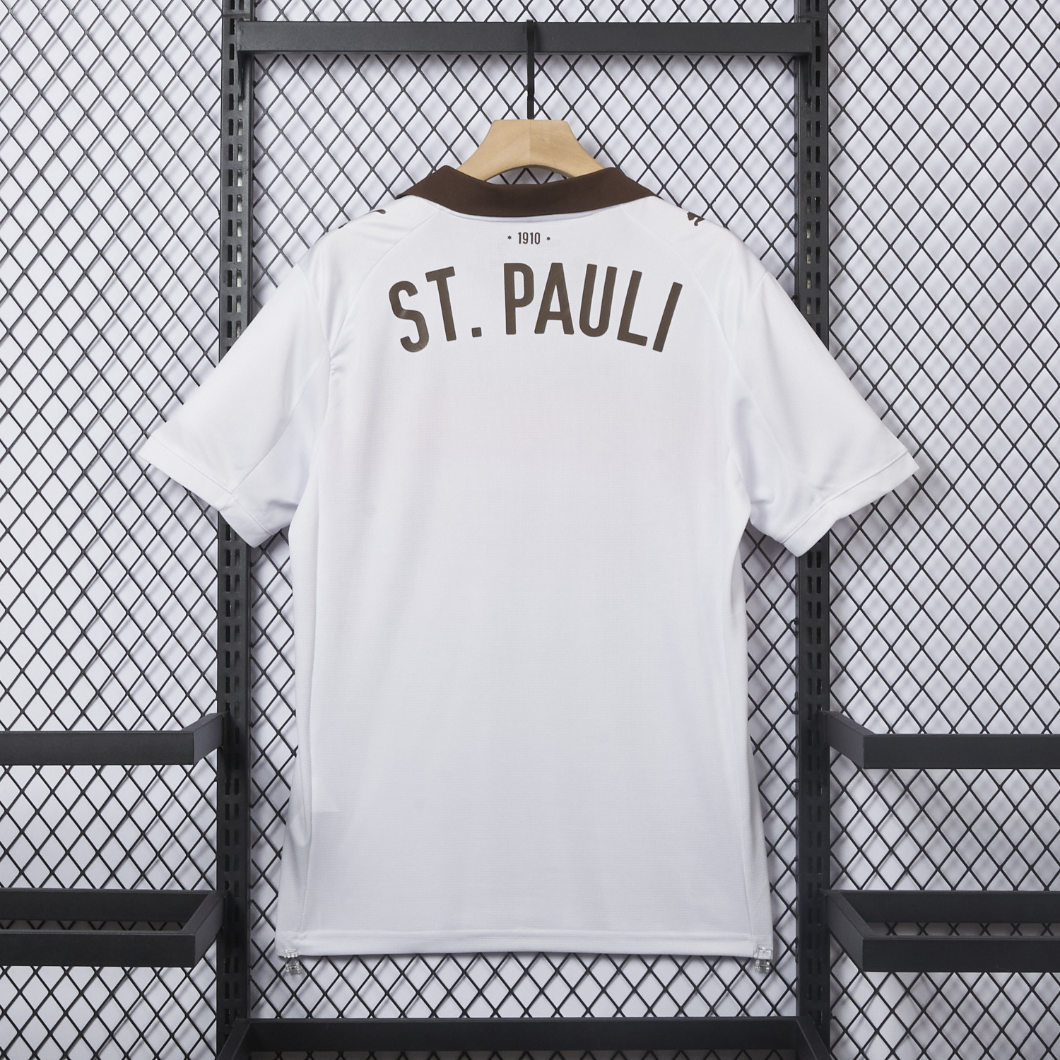 AlphaJersey-St. Pauli 25-26 Away White Jersey - Fans Version