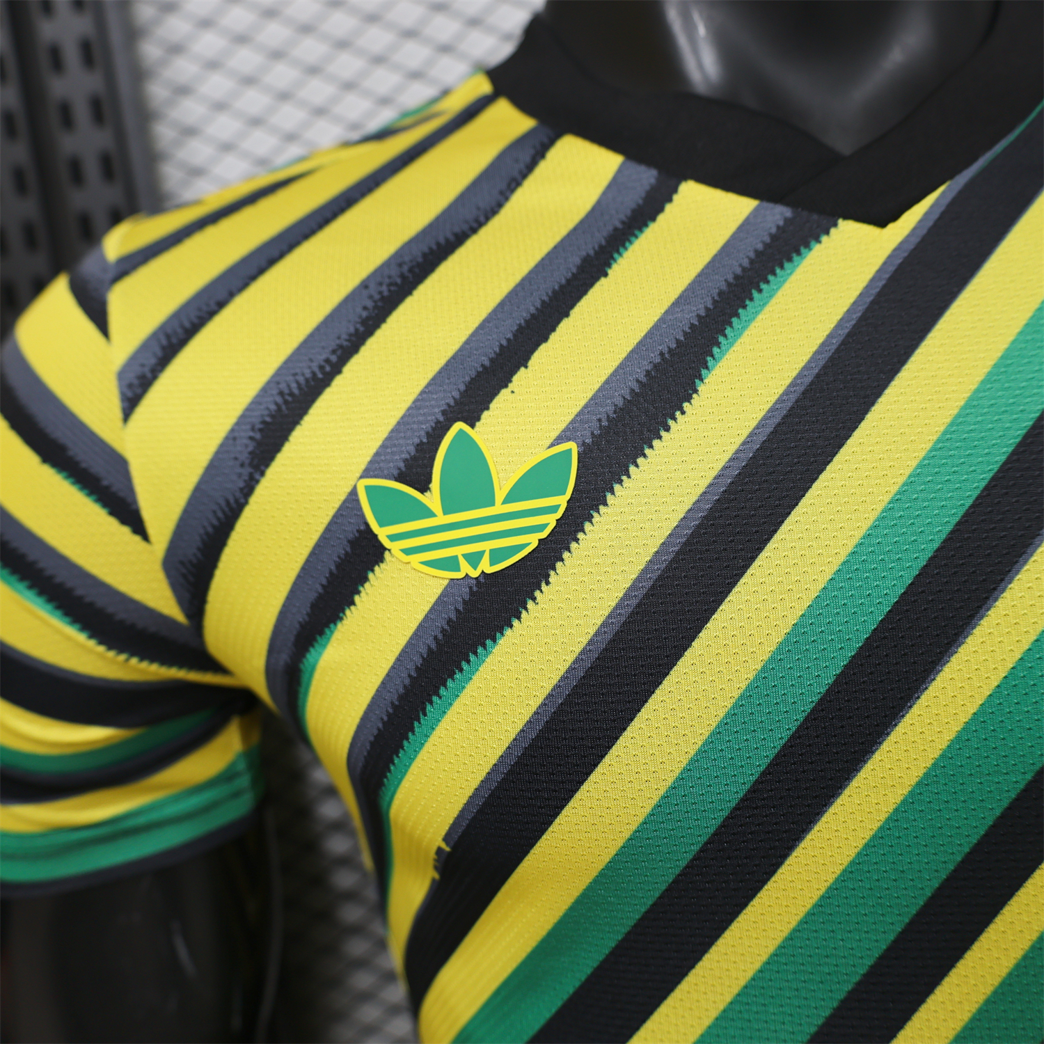 AlphaJersey-Jamaica 2026 Yellow-Green Twill Jersey - Player Version