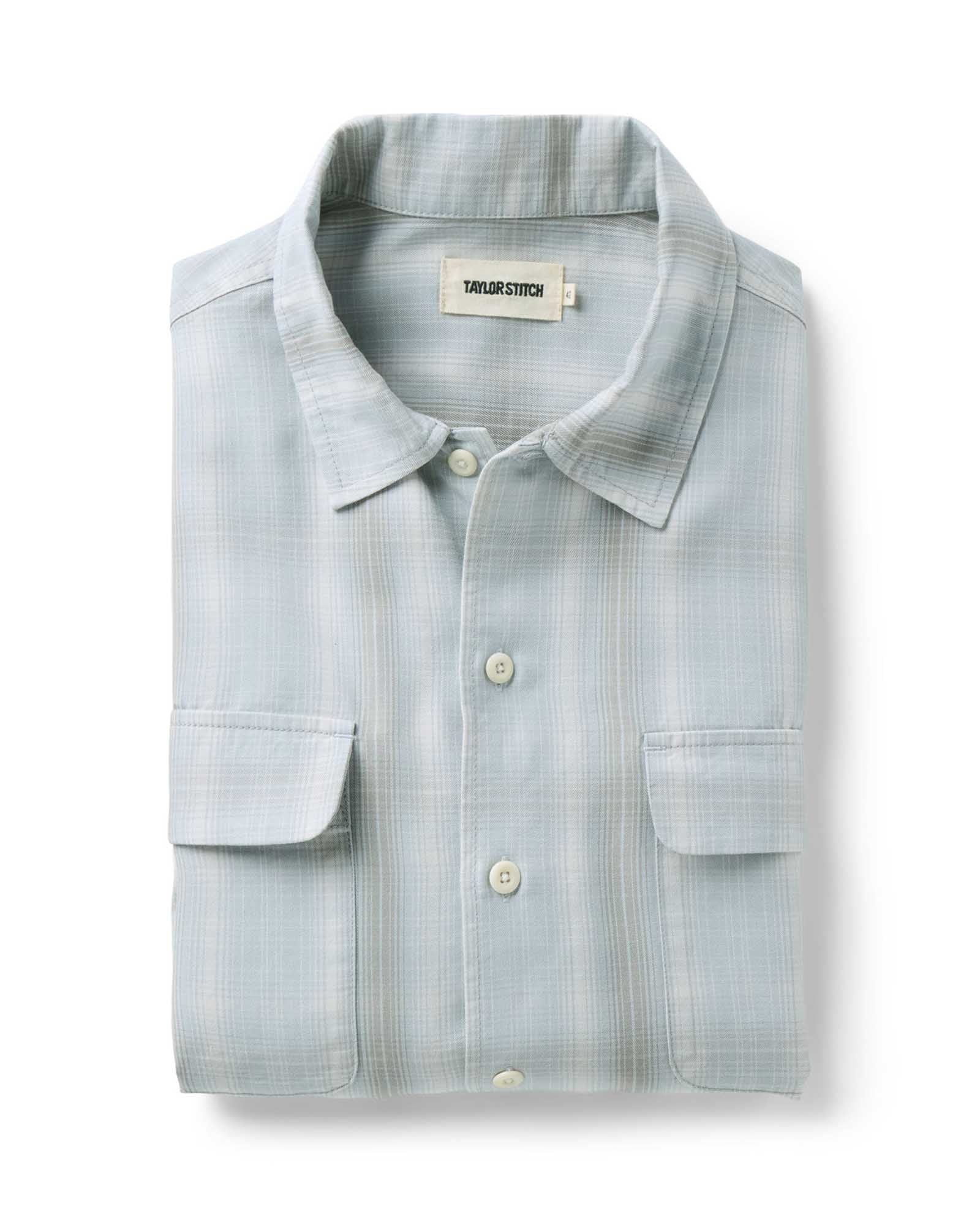 The Shore Shirt in Fog Check Lyocell | Modern Menswear by yycbvcnbmmnbm