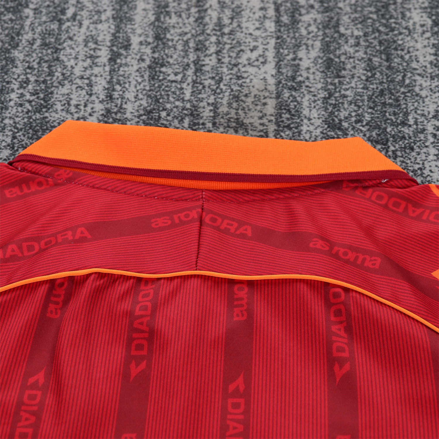 AlphaJersey-Retro Roma 1999-00 Home Kids Kit