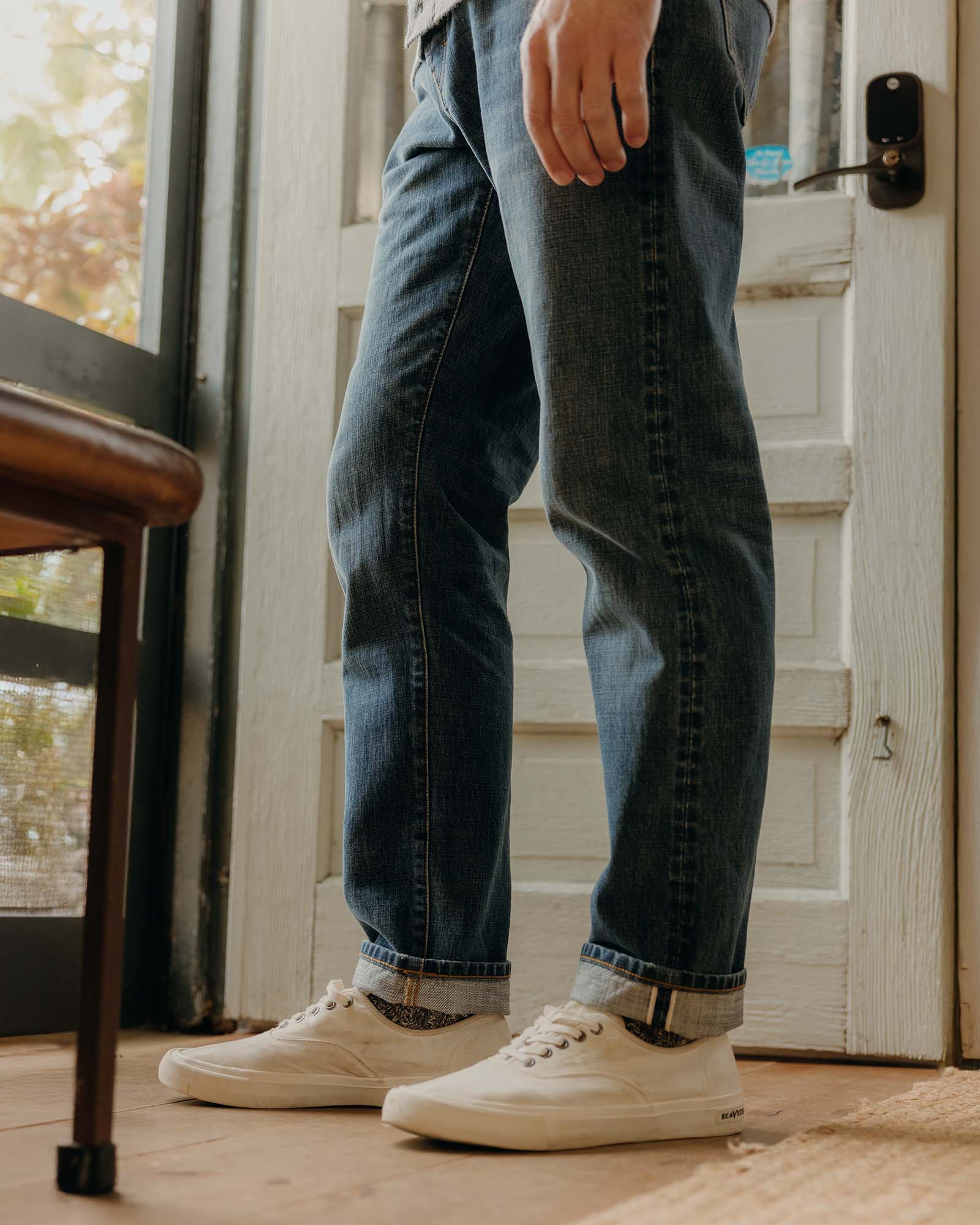 The Democratic Jean in Mid Wash Organic Selvedge | Modern Menswear by yycbvcnbmmnbm