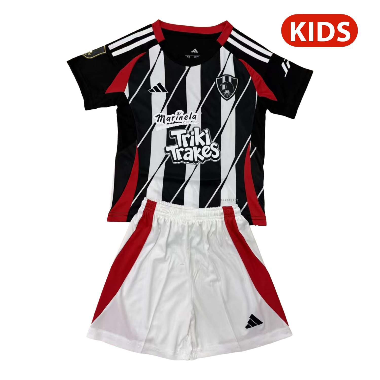AlphaJersey-Club de Cuervos 25-26 Home Kids Kit