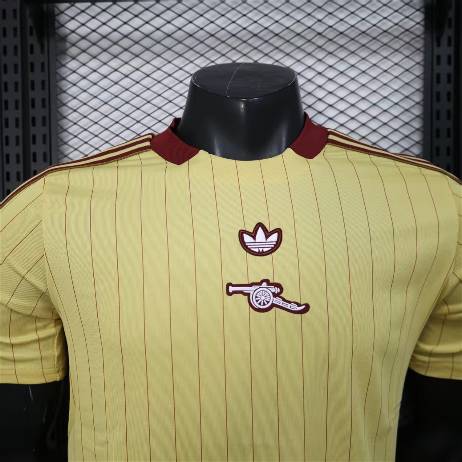 AlphaJersey-Arsenal 25-26 Trefoil Yellow Travel Jersey - Player Version