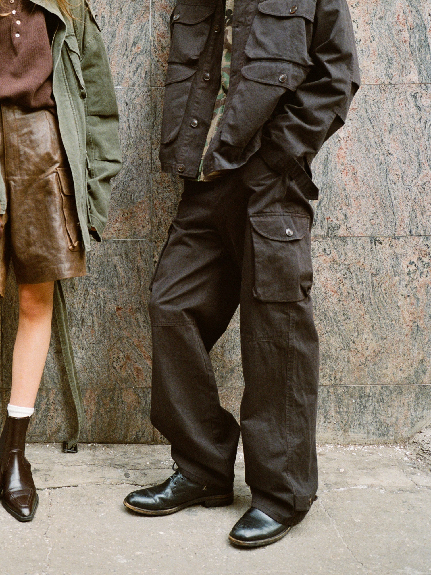 Utility Herringbone Cargo Pants | Modern Menswear by yycbvcnbmmnbm