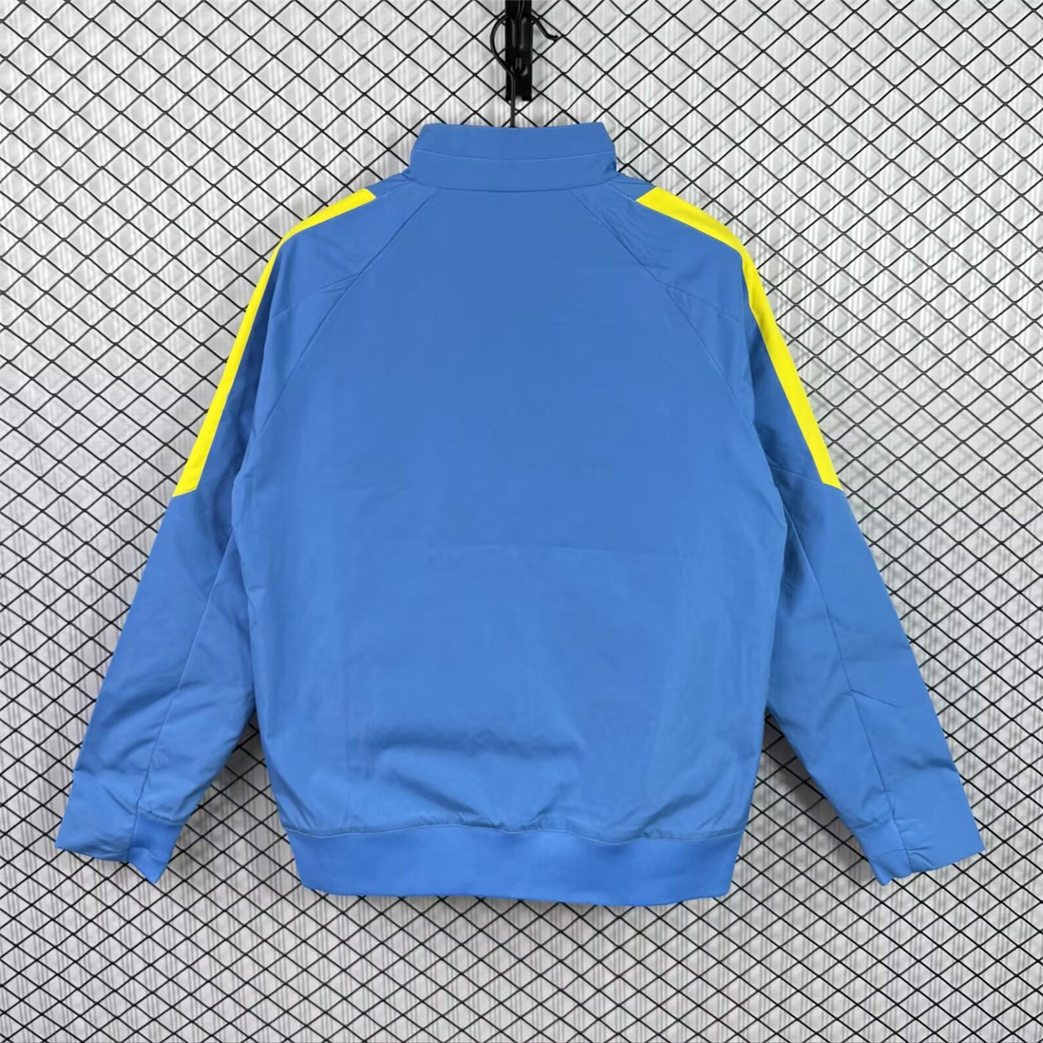 AlphaJersey-Retro Barcelona 2015-16 Windbreaker Jacket - Blue
