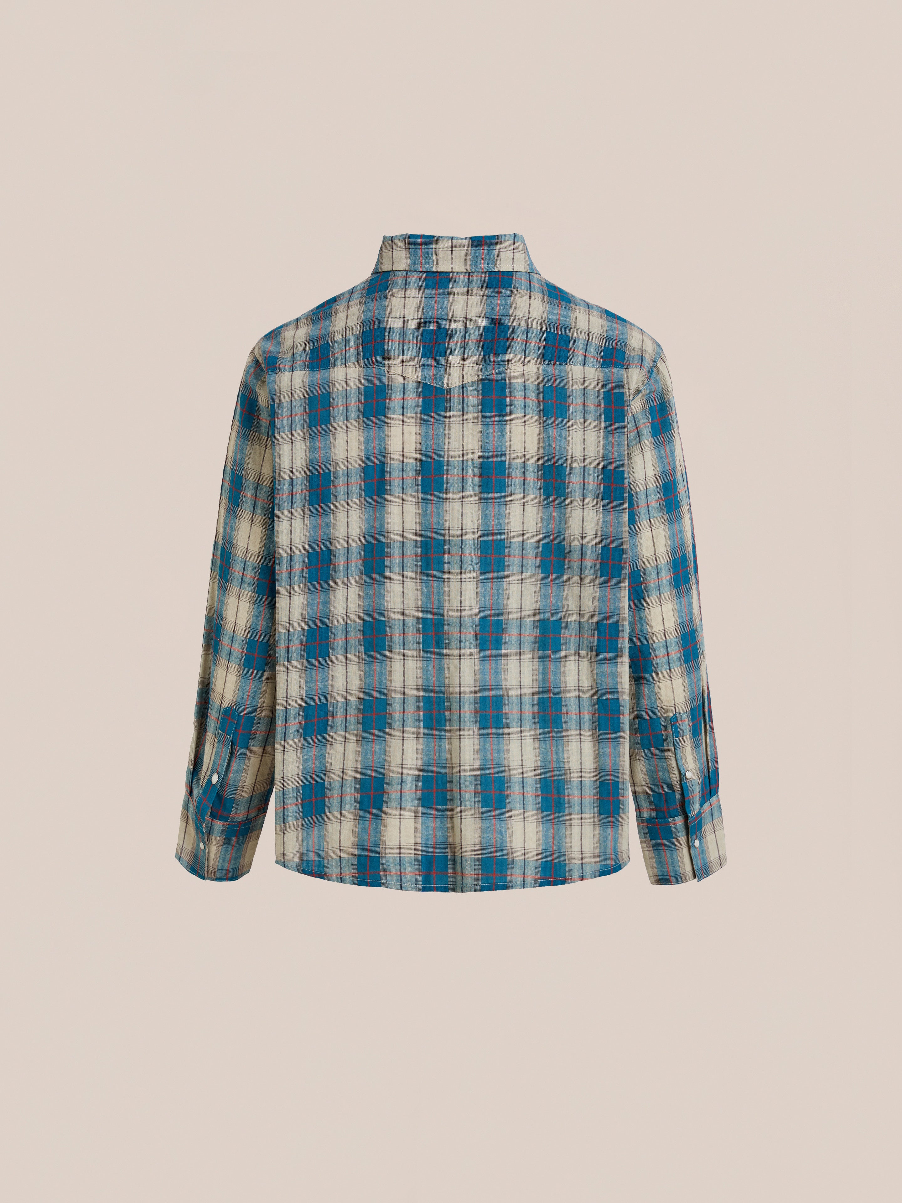 Western Plaid Snap Button Shirt | Modern Menswear by yycbvcnbmmnbm
