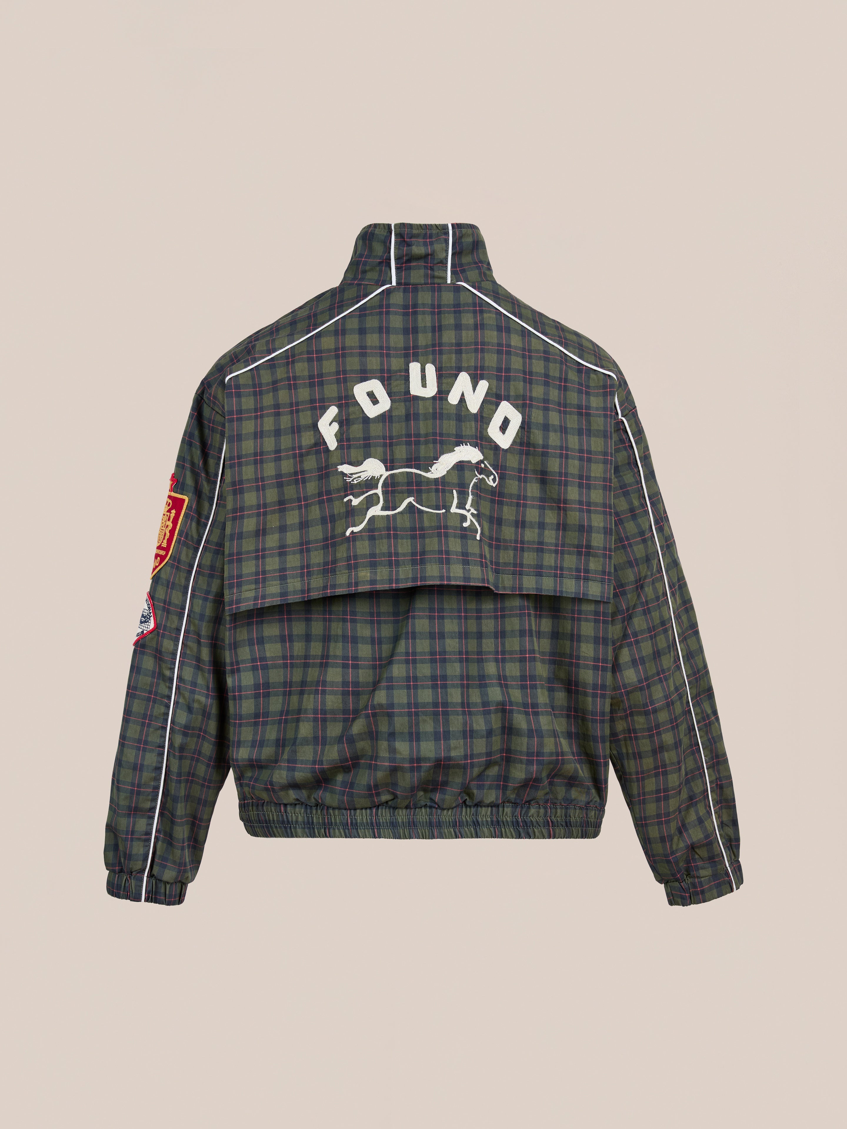Forest Plaid Track Jacket | Modern Menswear by yycbvcnbmmnbm