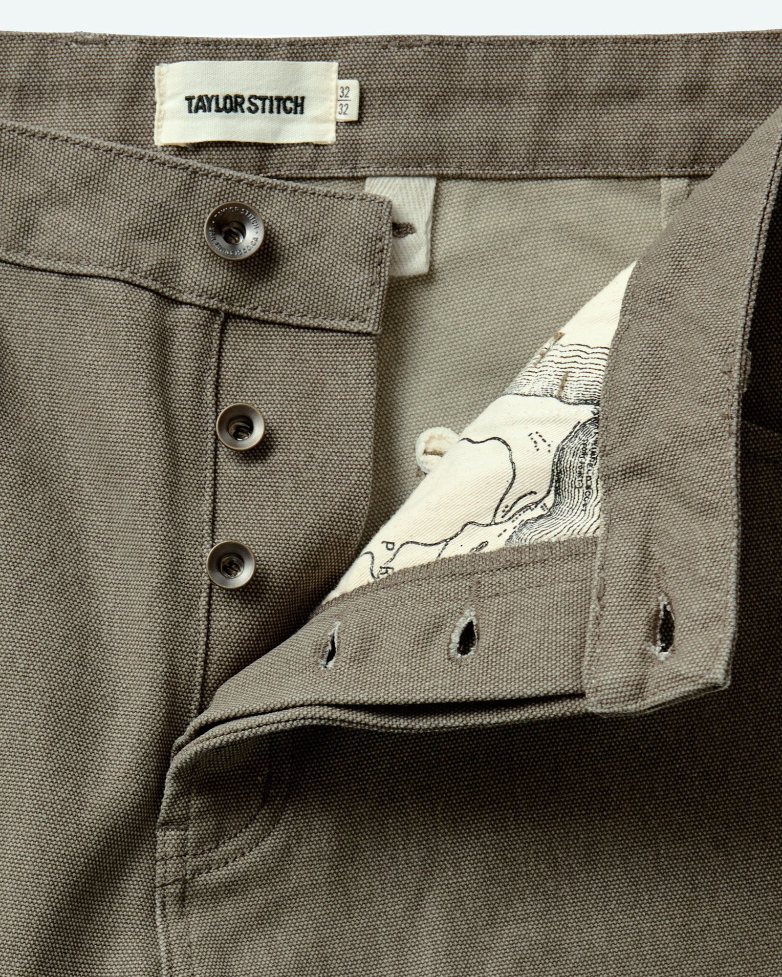 The Camp Pant in Stone Chipped Canvas | Modern Menswear by yycbvcnbmmnbm