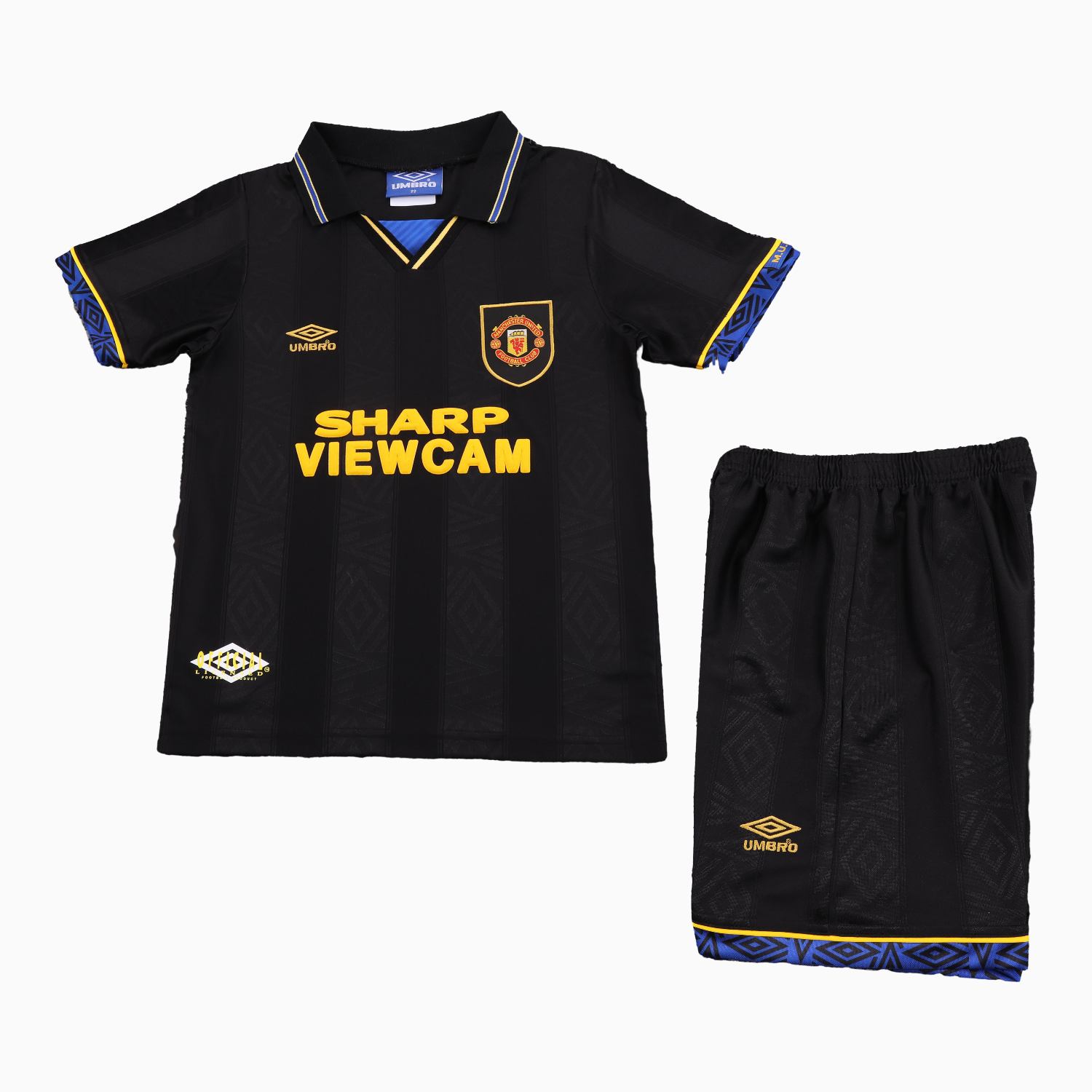 AlphaJersey-Retro Manchester United 93-95 Away Kids Kit