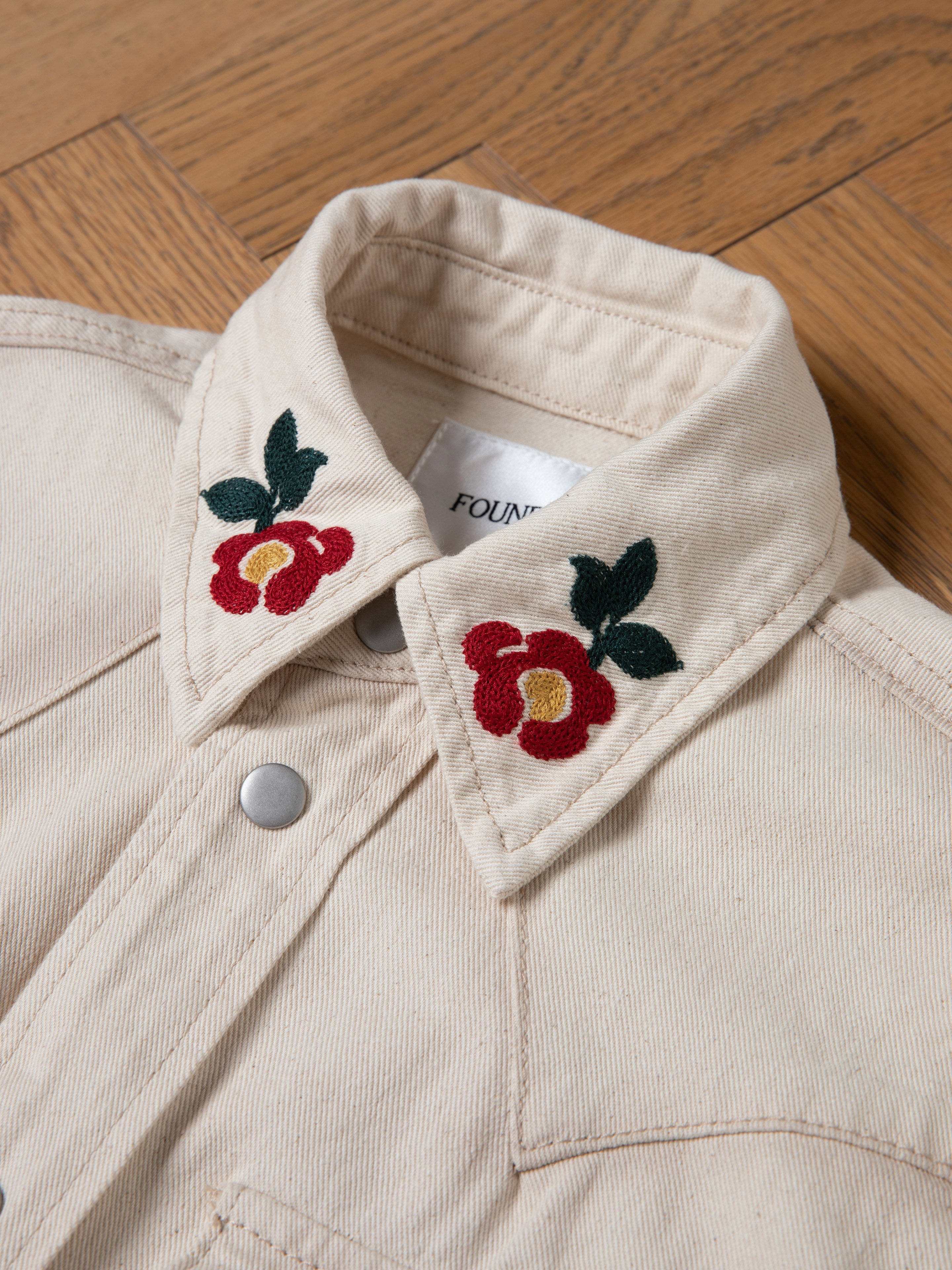 Western Floral Denim Shirt | Modern Menswear by yycbvcnbmmnbm