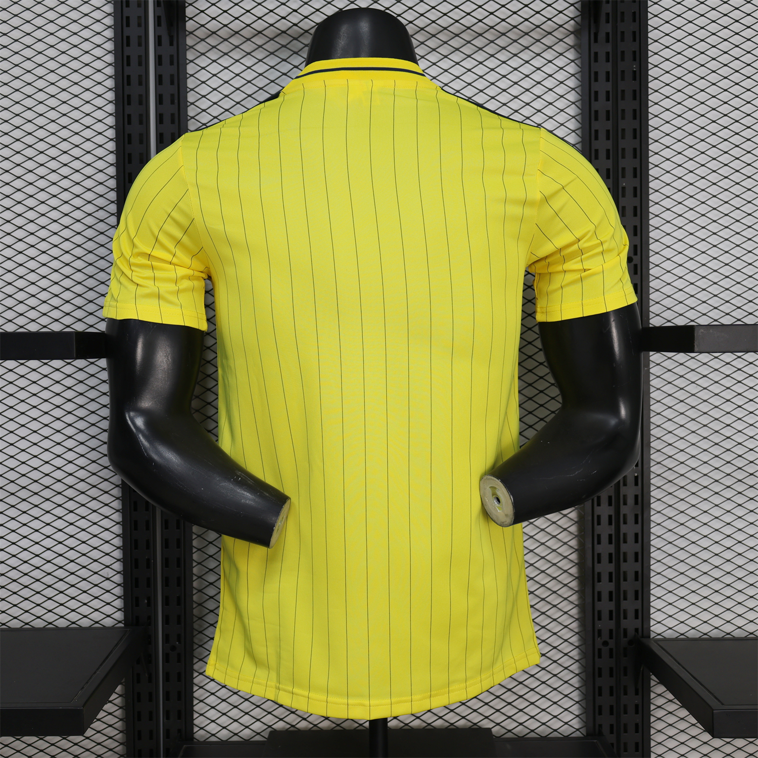 AlphaJersey-Al Nassr Riyadh Victory 25-26 Terrace Icon Retro Casual Style Yellow Jersey - Player Version