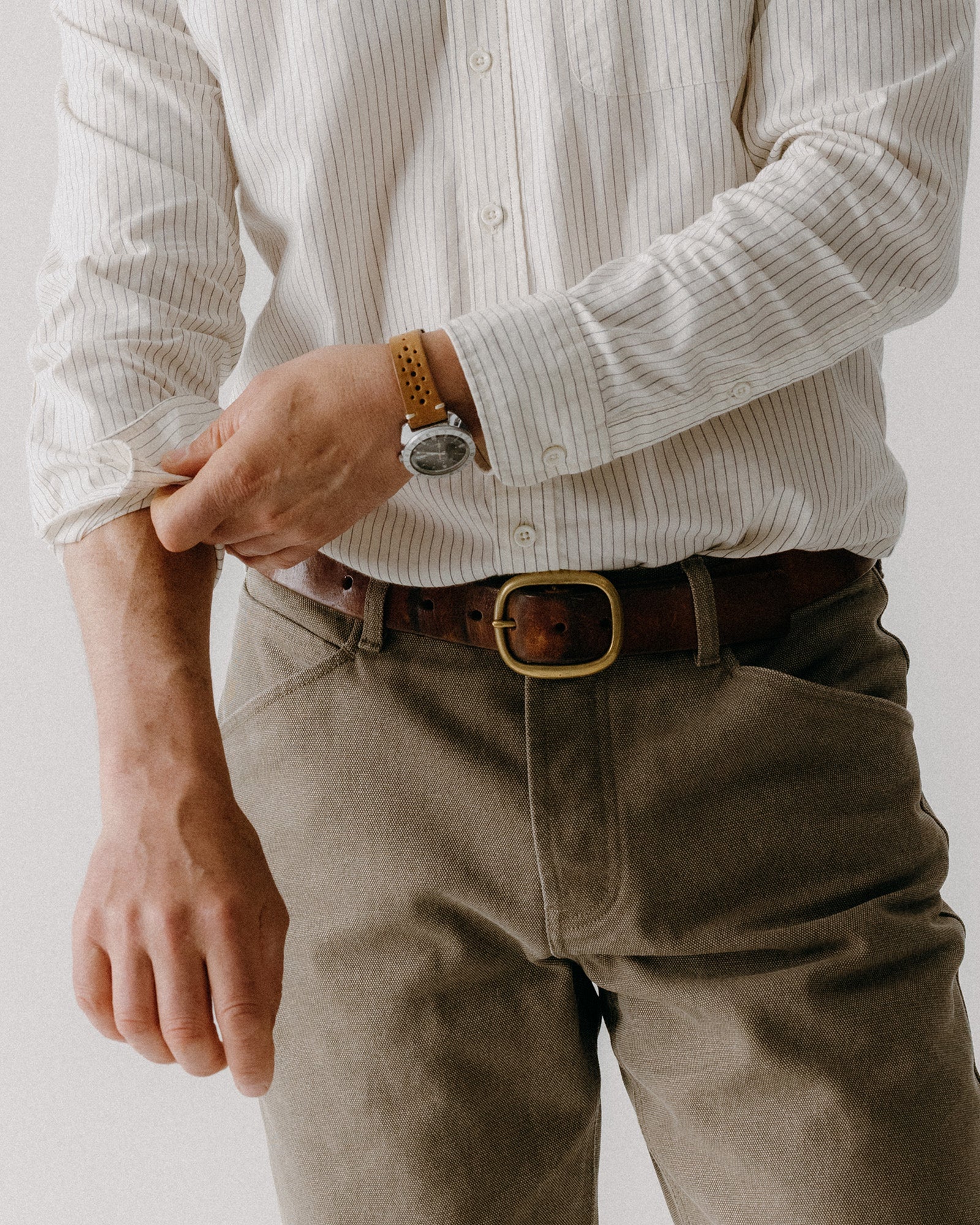 The Camp Pant in Stone Chipped Canvas | Modern Menswear by yycbvcnbmmnbm