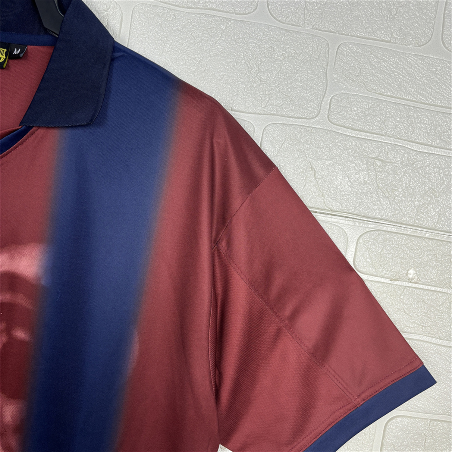AlphaJersey-Barcelona x Travis Scott 2000-01 Home Retro Style Skeleton Jersey With Back Printing - Fans Version