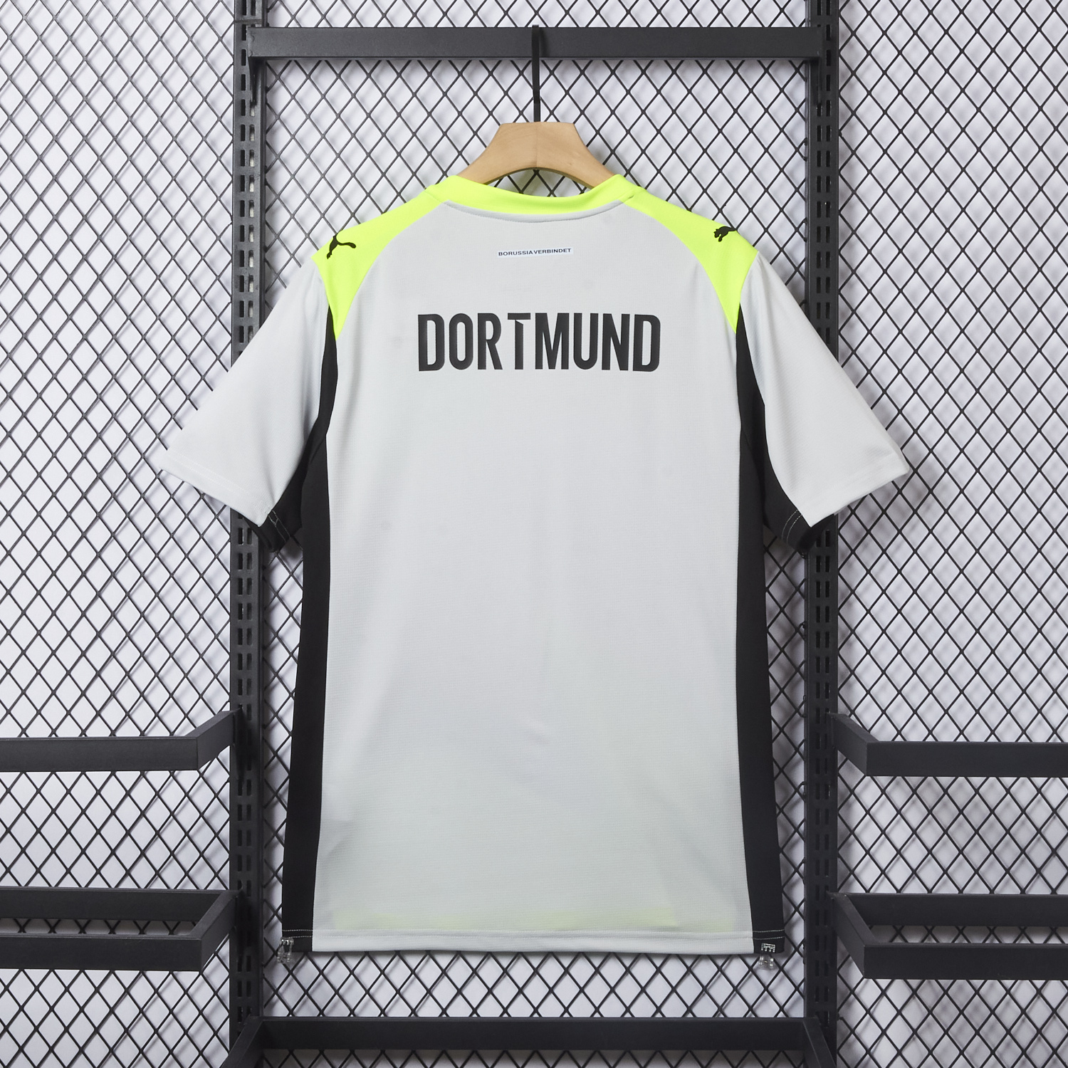 AlphaJersey-Dortmund 25-26 Away Silver Mist Jersey - Fans Version