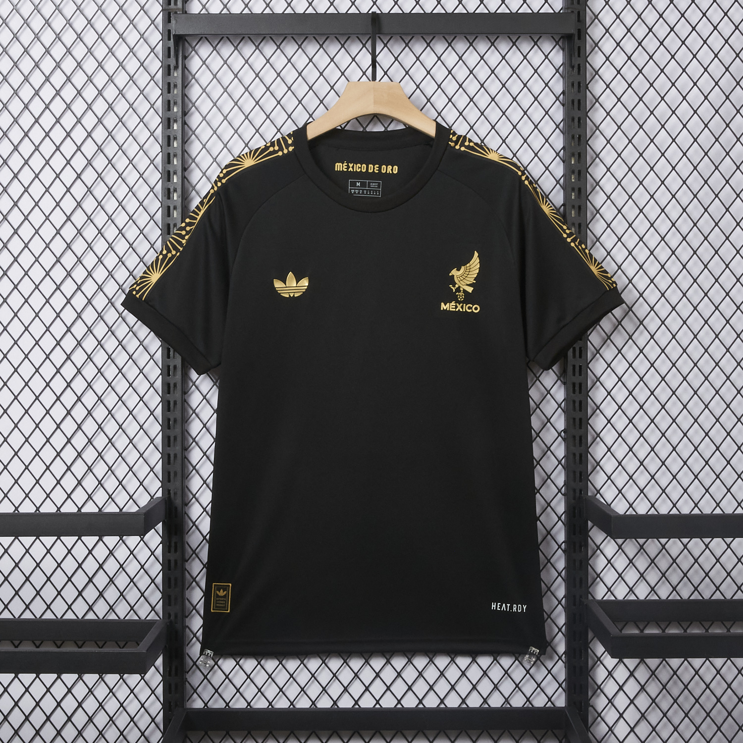 AlphaJersey-Mexico 2025 Gold Cup Black Training Special Jersey - Fans Version