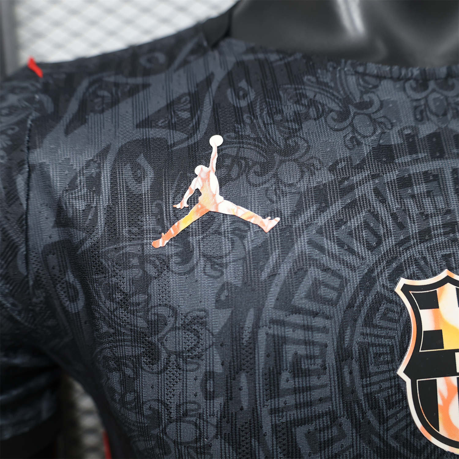 AlphaJersey-Barcelona 25-26 Jordan Black Special Jersey - Player Version