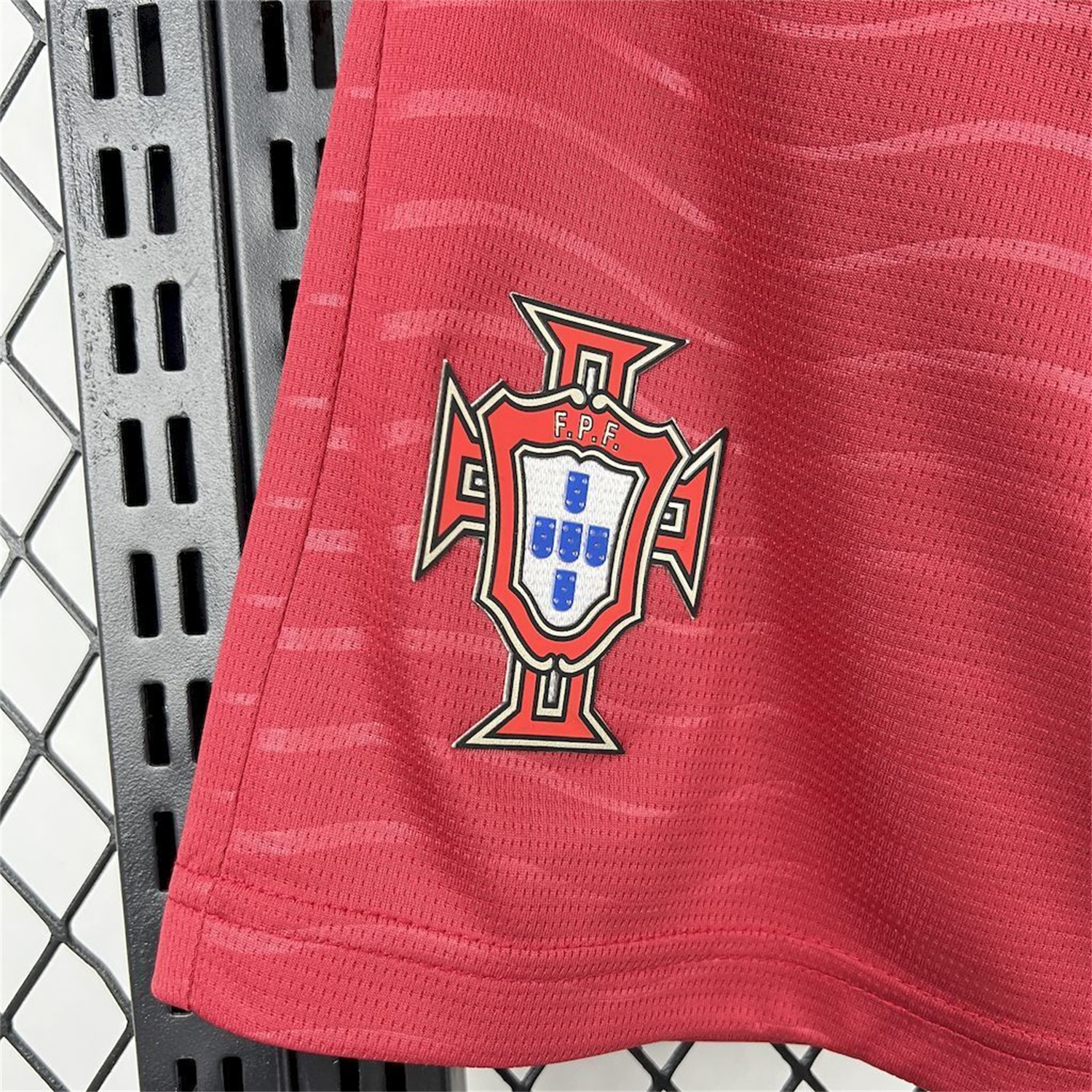 AlphaJersey-Portugal 2026 Home Red Shorts - Fans Version