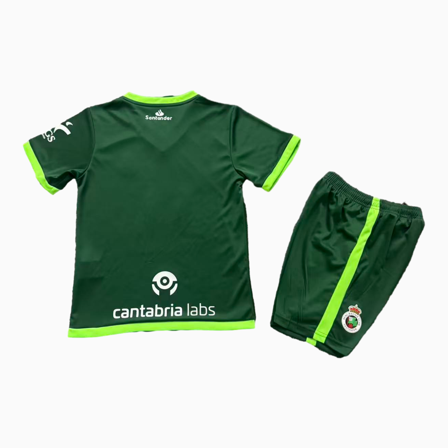 AlphaJersey-Racing de Santander 25-26 Away Green Kids Kit