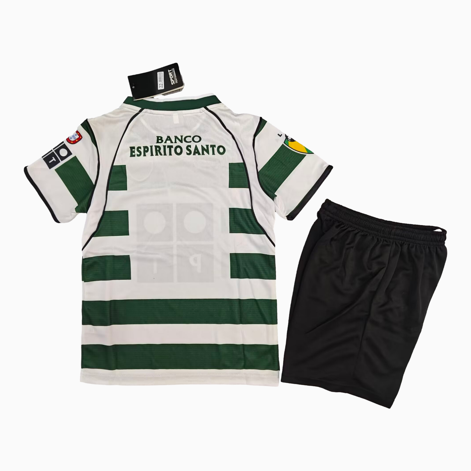 AlphaJersey-Retro Sporting CP 2001-02 Home Kids Kit