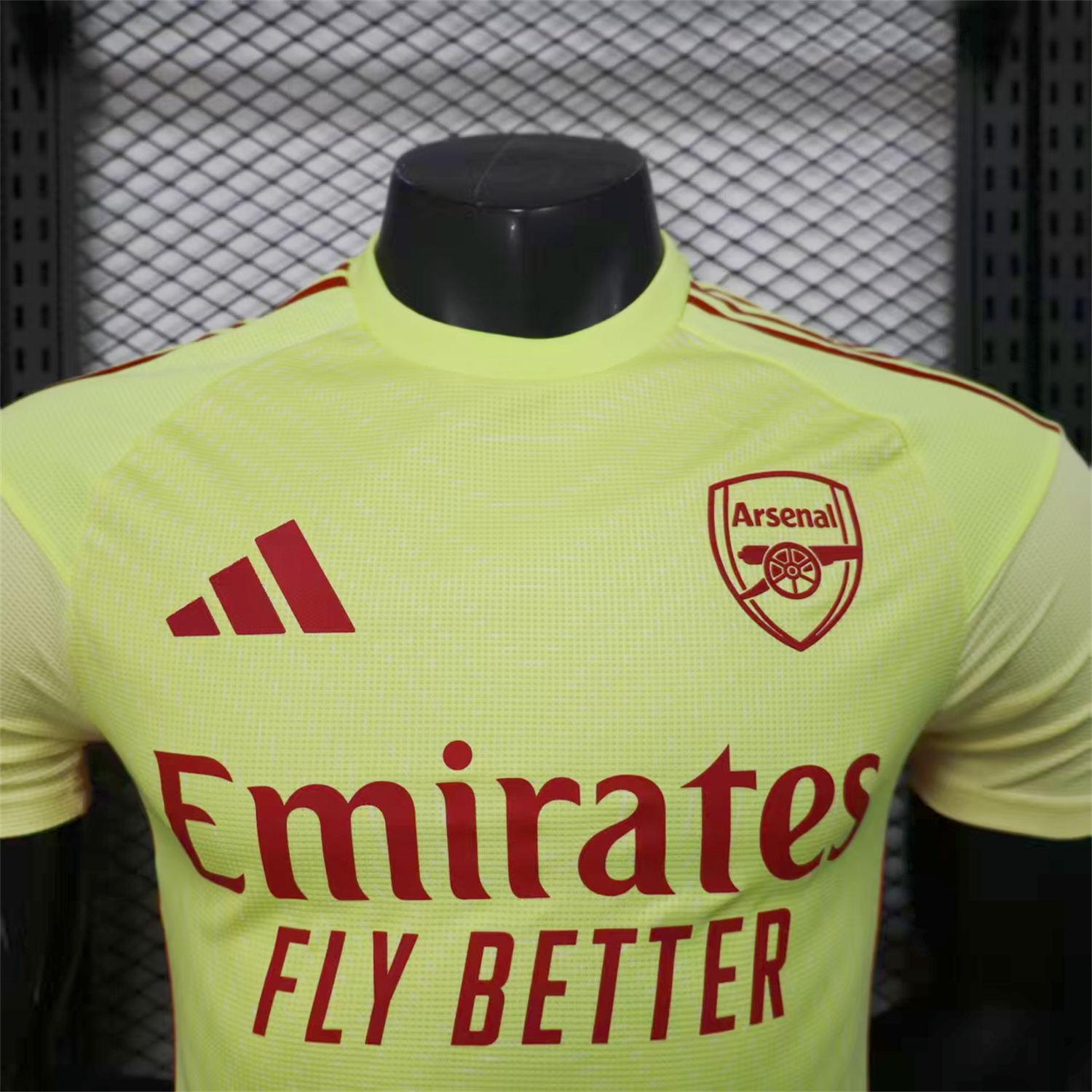 AlphaJersey-Arsenal 25-26 Light Yellow Goalkeeper Jersey - Player Version