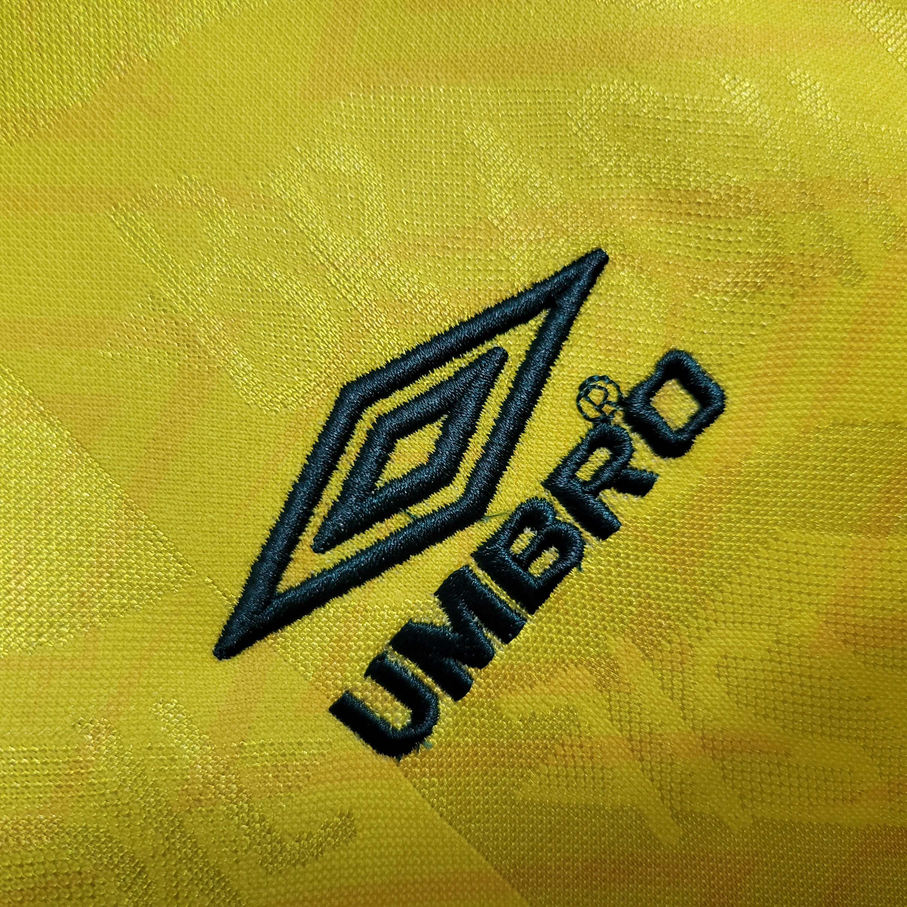 AlphaJersey-Retro Brazil 1991-93 Home Stadium Jersey