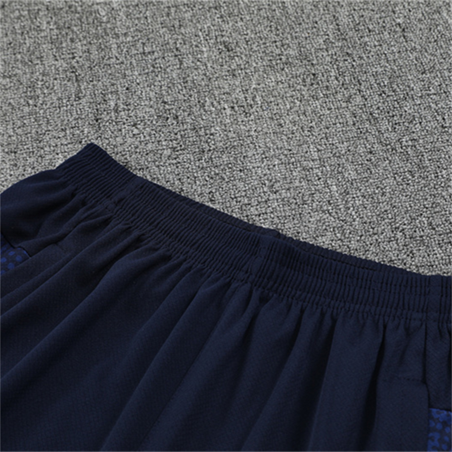 AlphaJersey-Marseille 25-26 Short-Sleeve Training Set - Nattierblue Top & Deep Blue Pants