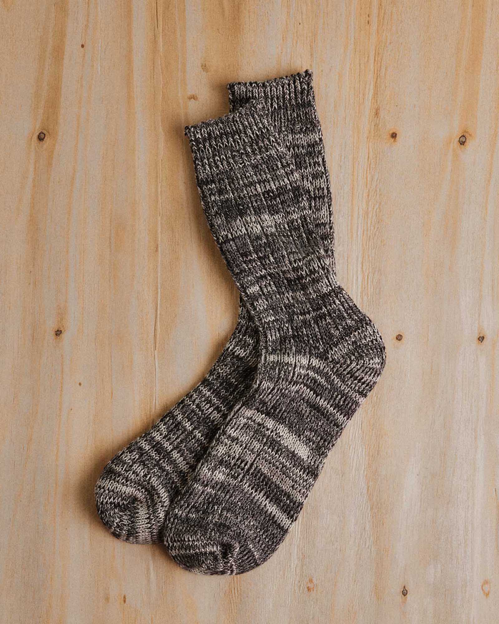 The Camp Sock in Marled Blue | Modern Menswear by yycbvcnbmmnbm