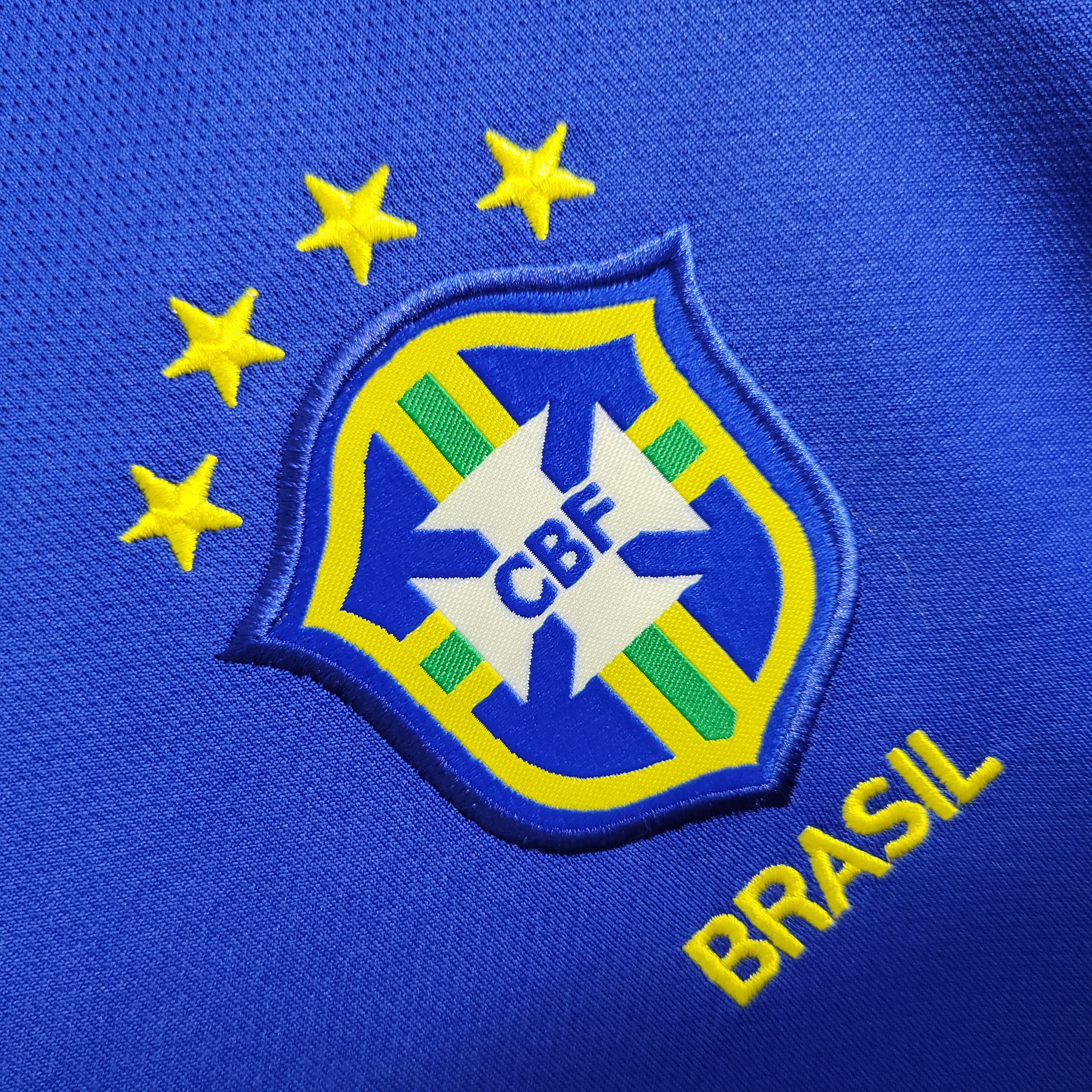 AlphaJersey-Retro Brazil 2002 Away Stadium Jersey