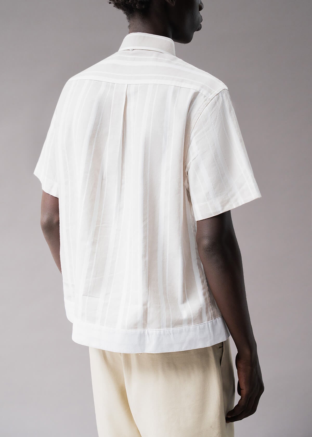Chevron Stripe Cream | Modern Menswear by yycbvcnbmmnbm