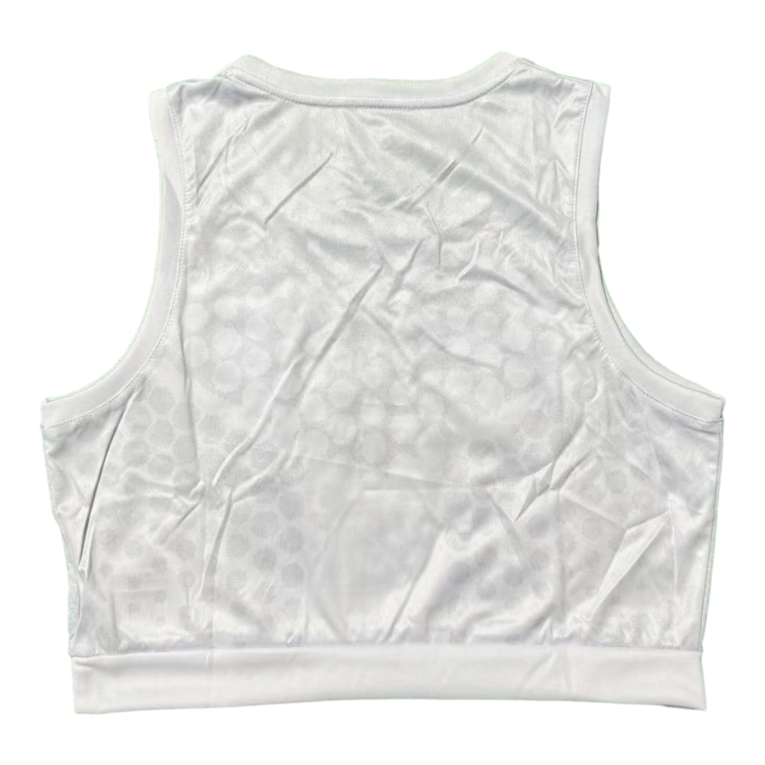 AlphaJersey-Women's Real Madrid 25-26 Home Gold Line White Yoga Vest