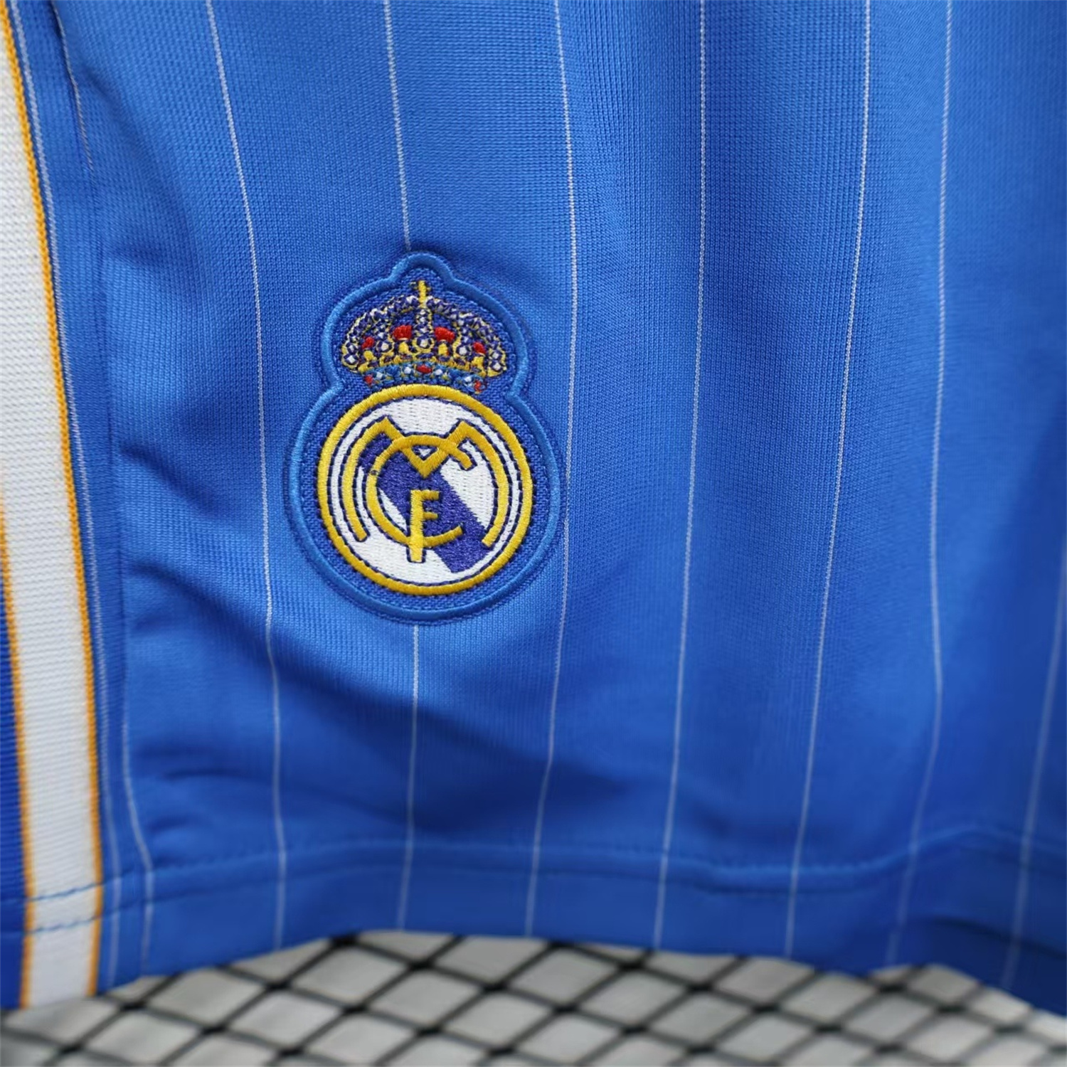 AlphaJersey-Real Madrid 25-26 Trefoil Blue Travel Shorts - Player Version