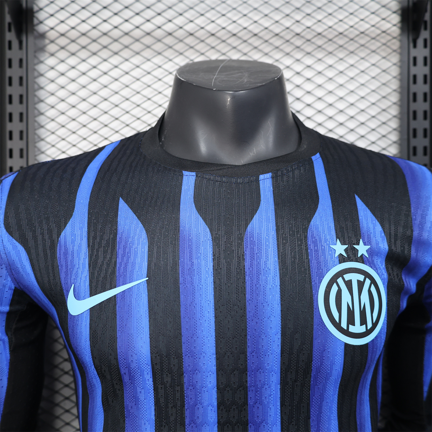 AlphaJersey-Inter Milan 25-26 Home Long Sleeve Jersey - Player Version