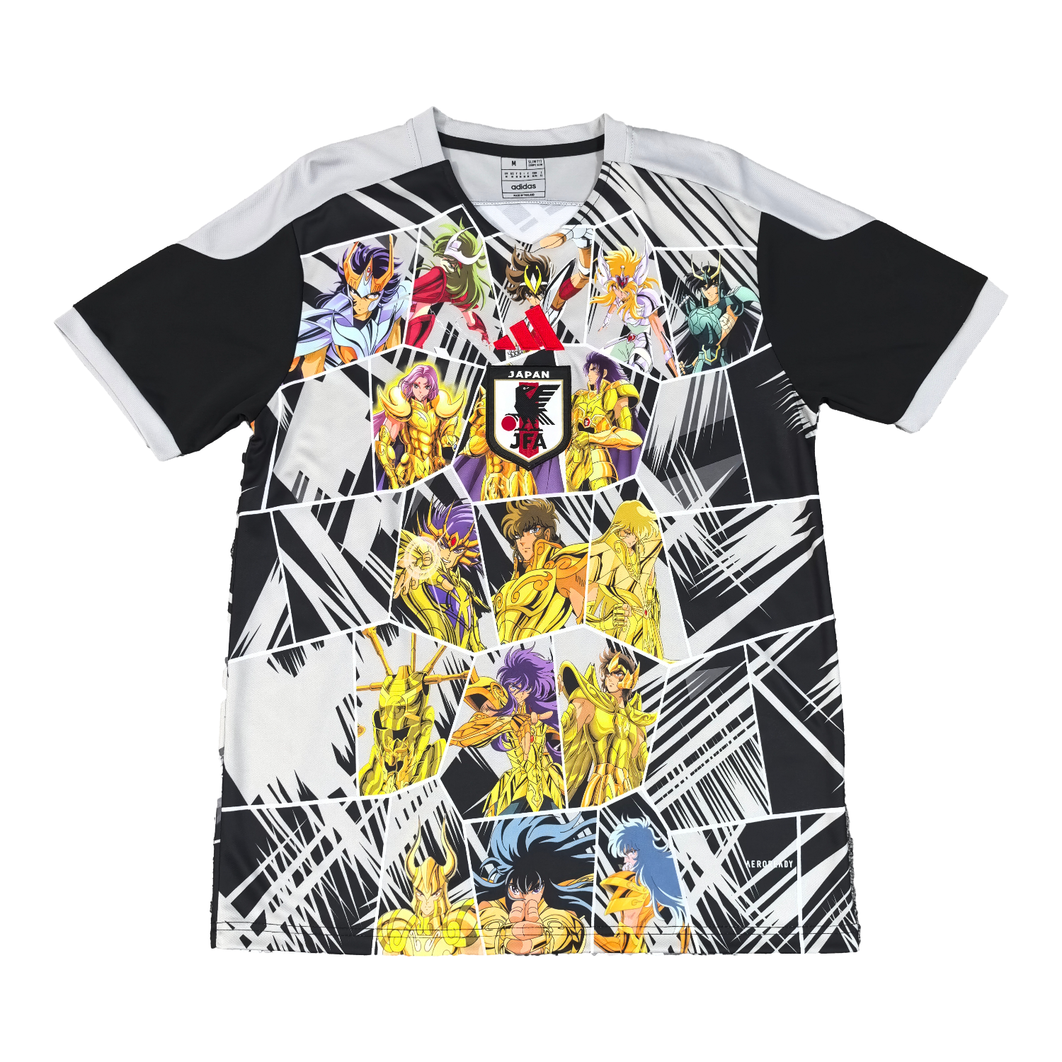 AlphaJersey-Japan 25-26 Saint Seiya Comic Characters Group Portrait Special Jersey - Fans Version