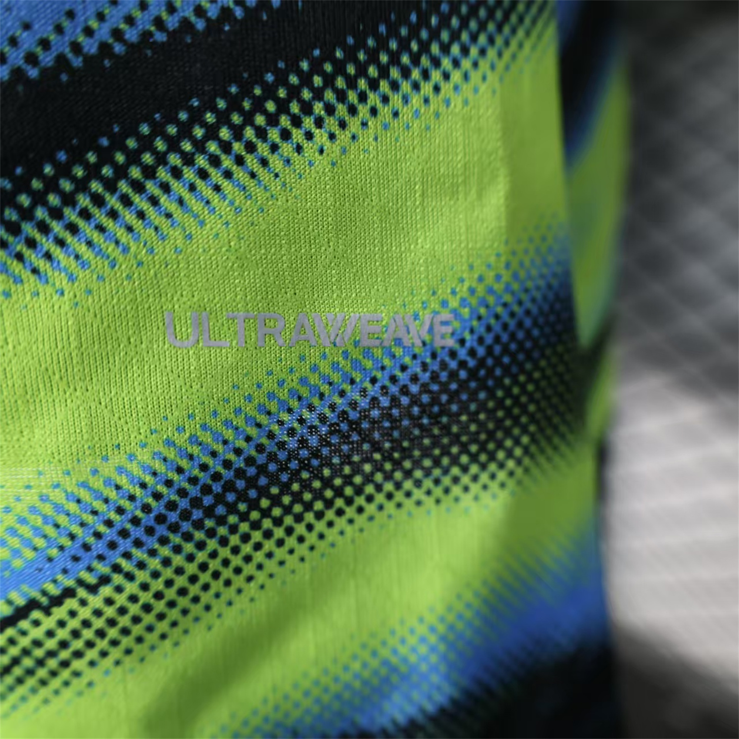 AlphaJersey-Marseille 25-26 Blue Green Gradient Training Jersey - Player Version