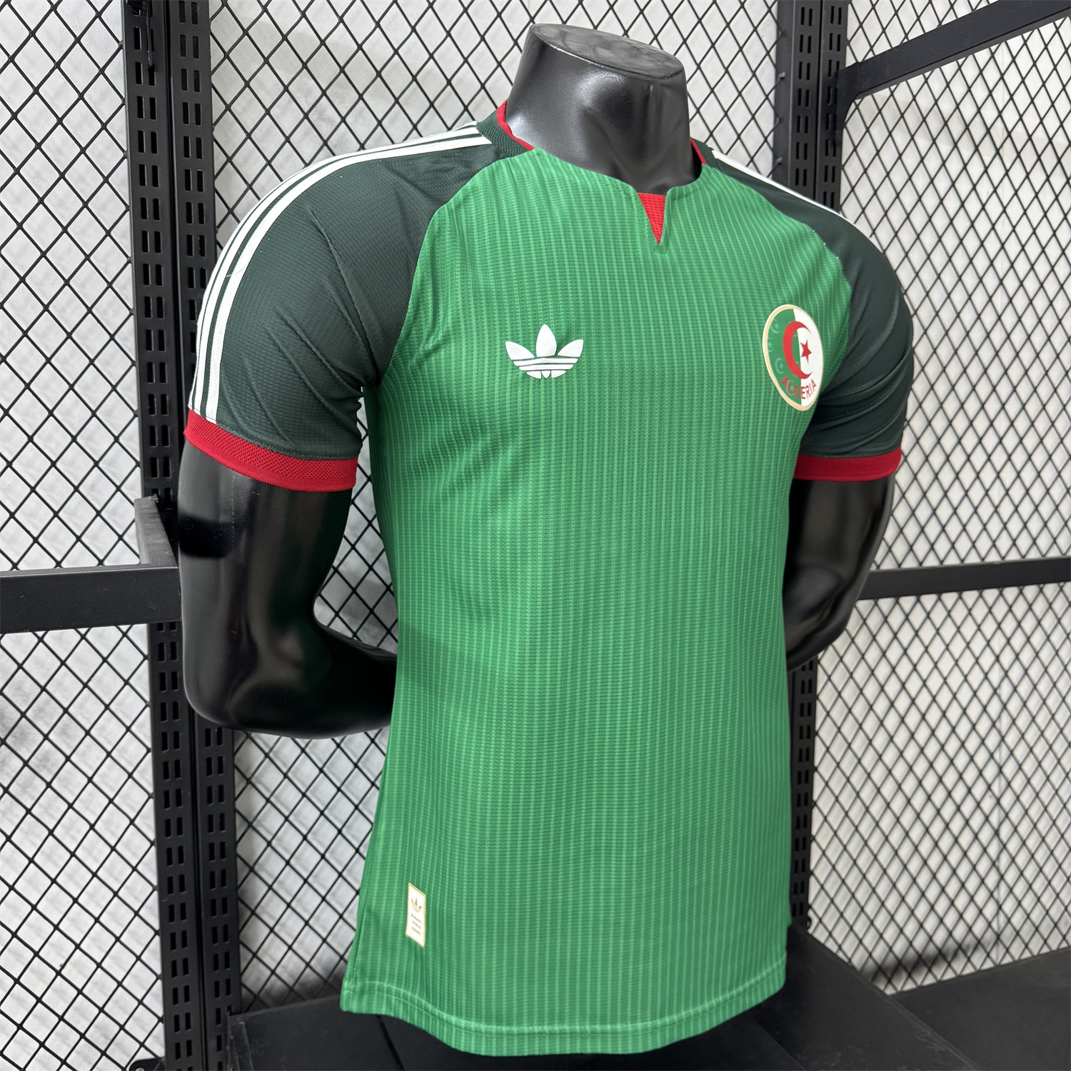 AlphaJersey-Algeria 2026 Away Green Jersey - Player Version