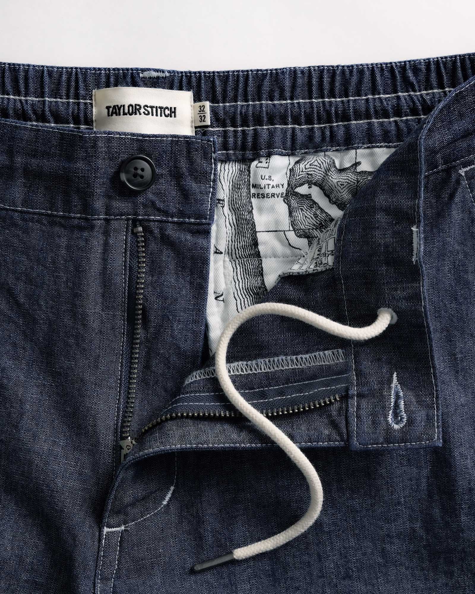 The Easy Pant in Washed Indigo Chambray | Modern Menswear by yycbvcnbmmnbm
