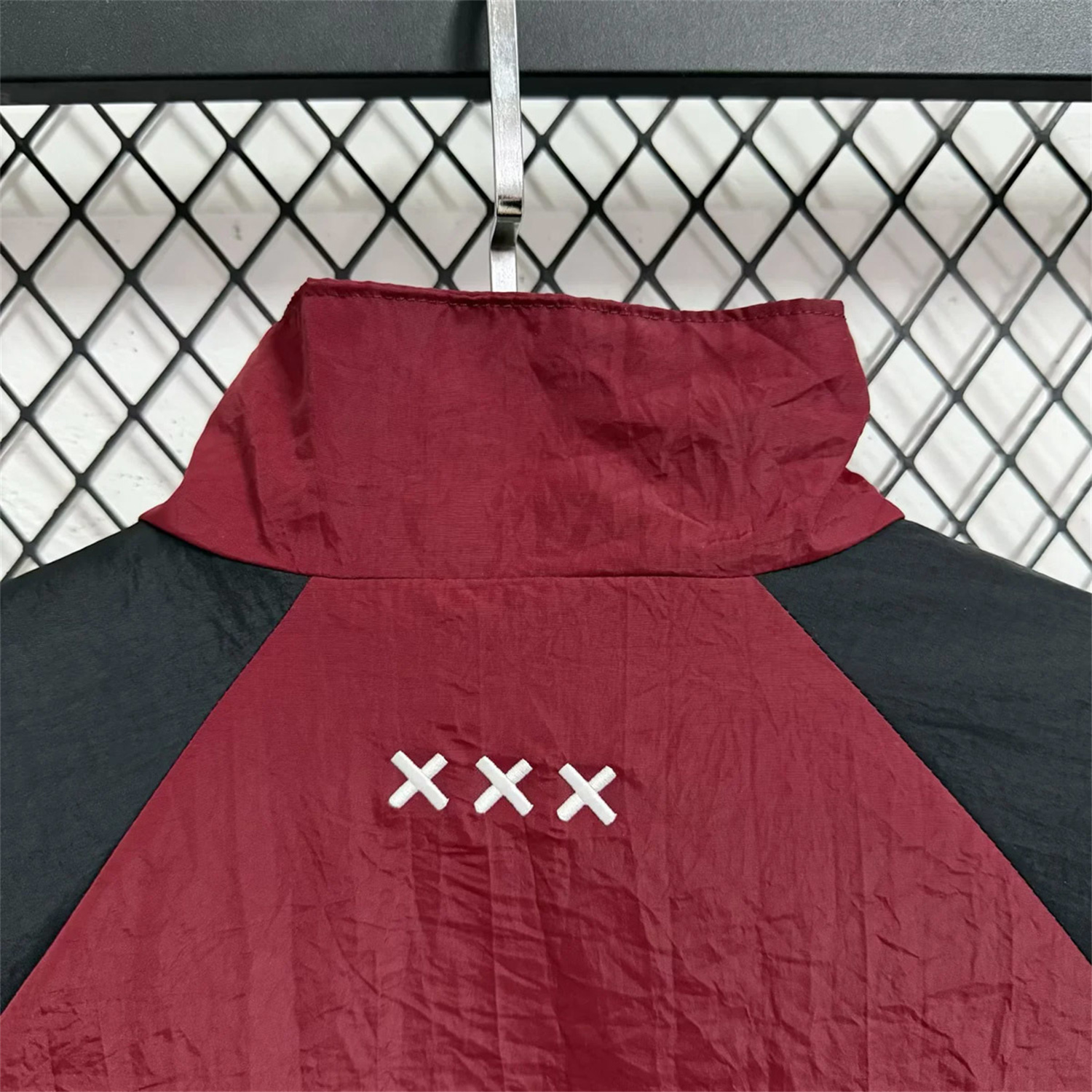 AlphaJersey-Ajax 25-26 Training Windbreaker Jacket - Wine Red