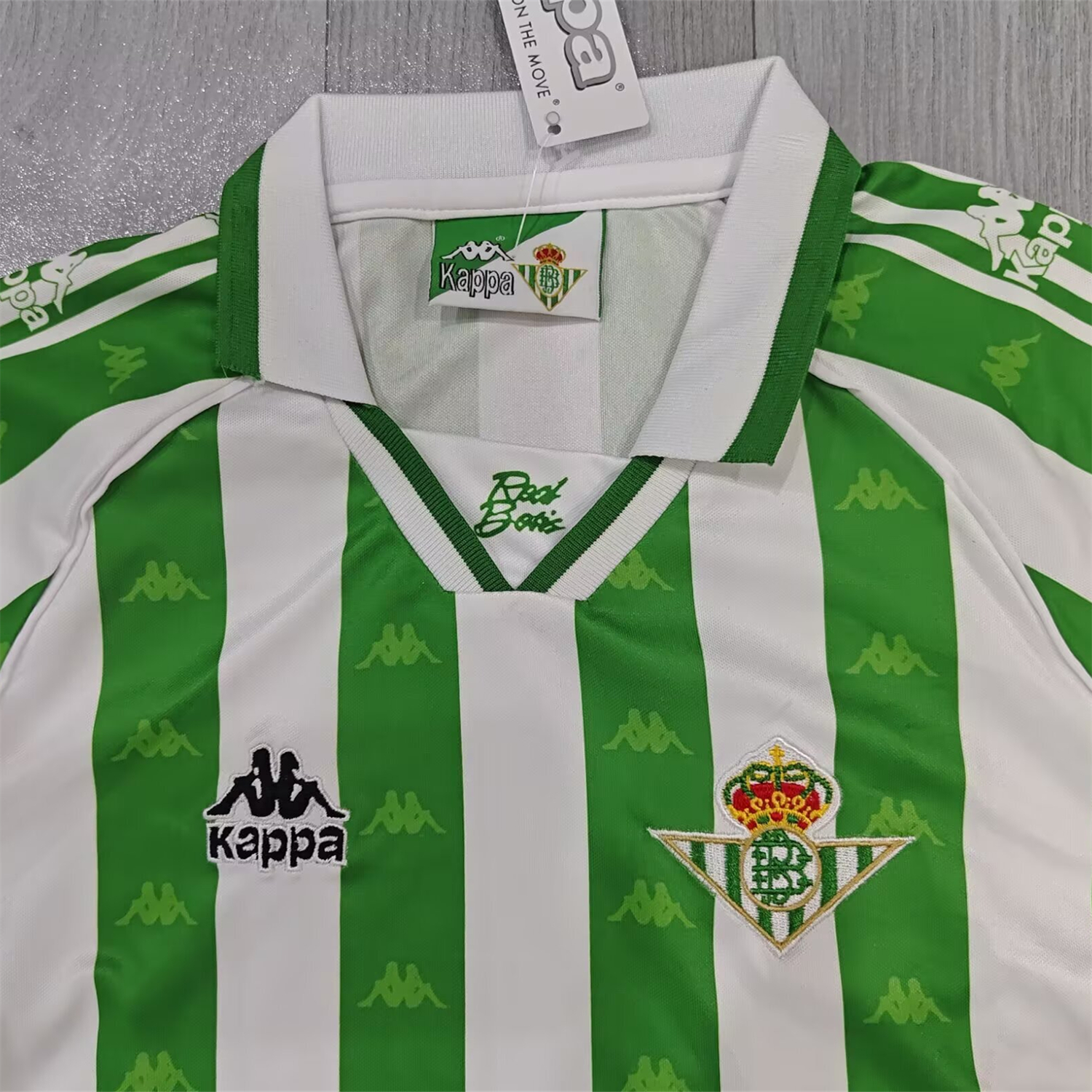 AlphaJersey-Retro Real Betis 1995-97 Home Kids Kit