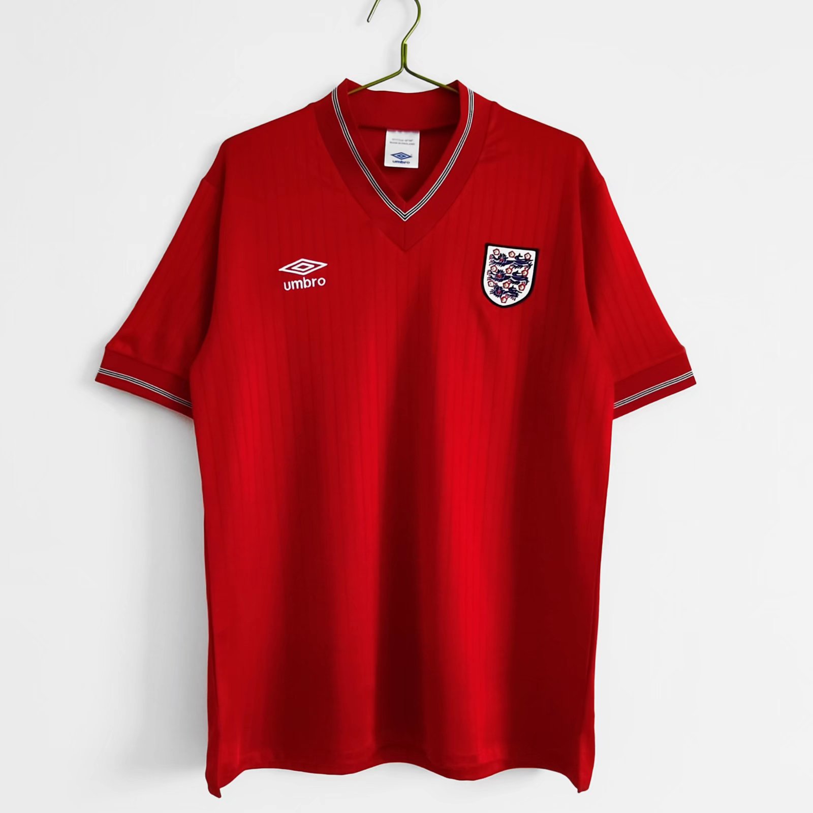 AlphaJersey-Retro England 1984-87 Away Stadium Jersey