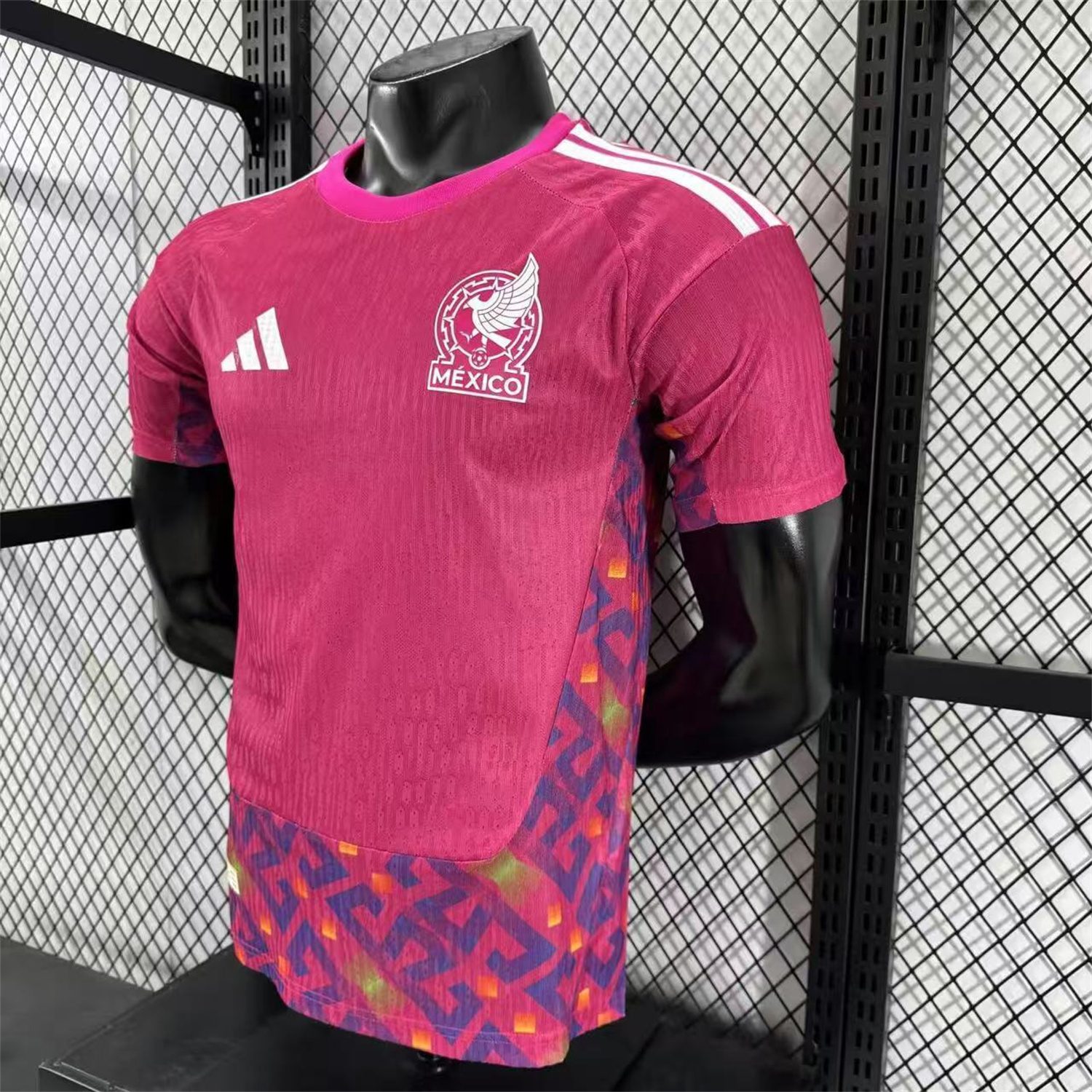 AlphaJersey-Mexico 2026 Pink Goalkeeper Jersey - Player Version