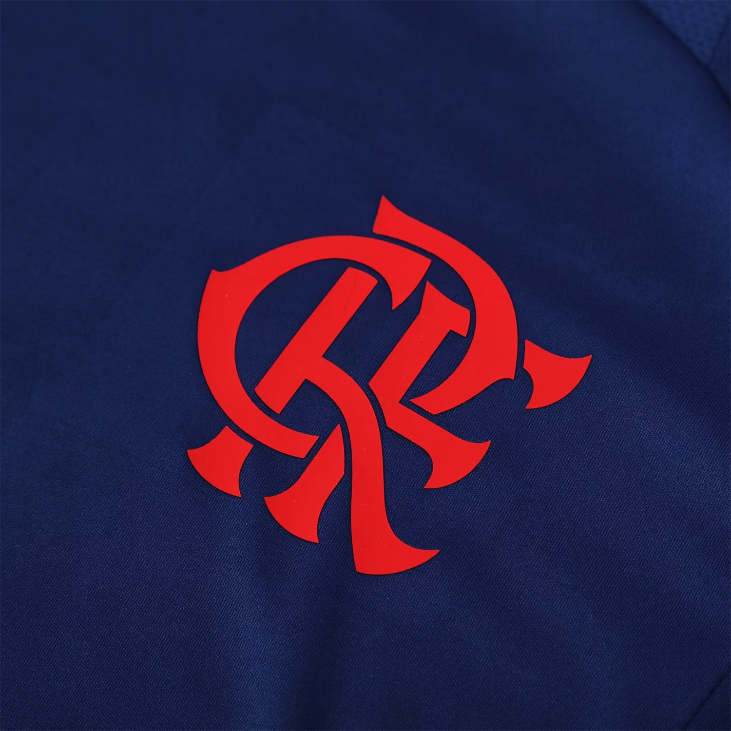 AlphaJersey-Flamengo 25-26 Short-Sleeve Kids Training Set - Royal Blue With Royal Blue